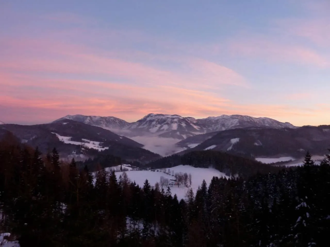 Natural landscape in Chalet Hinterbreiteneben