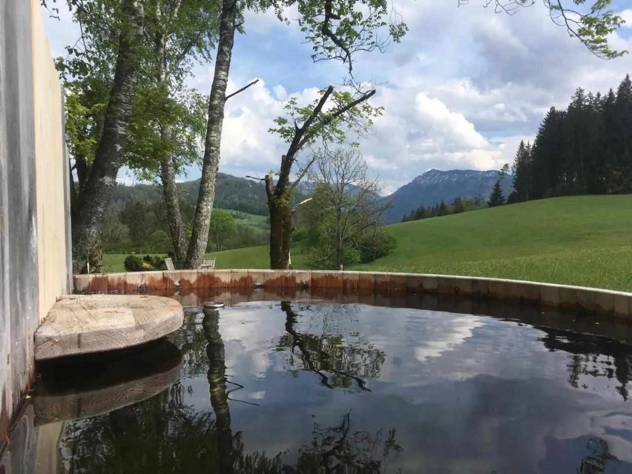 Hot Tub in Chalet Hinterbreiteneben