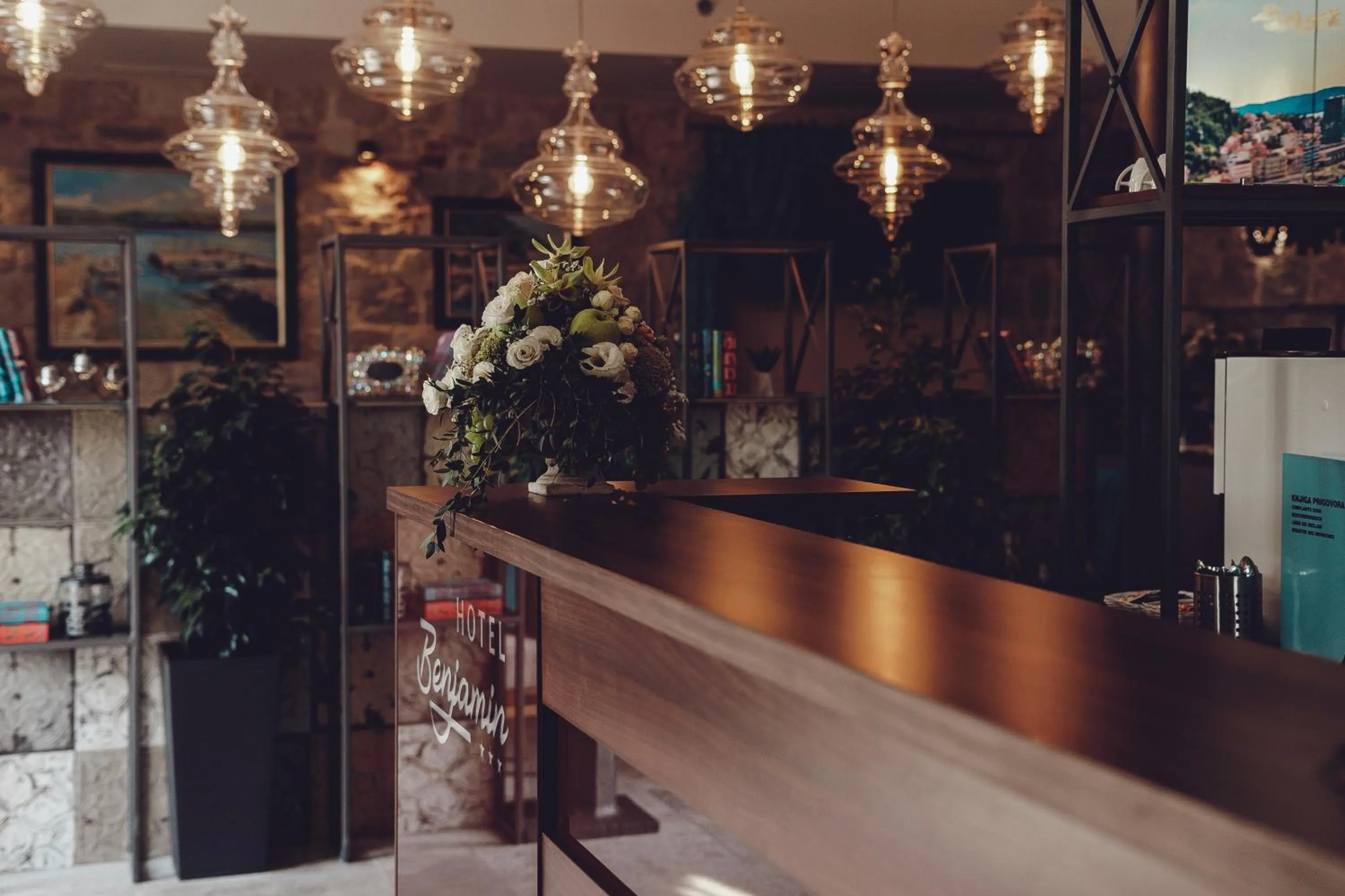 Lobby or reception in Benjamin Hotel