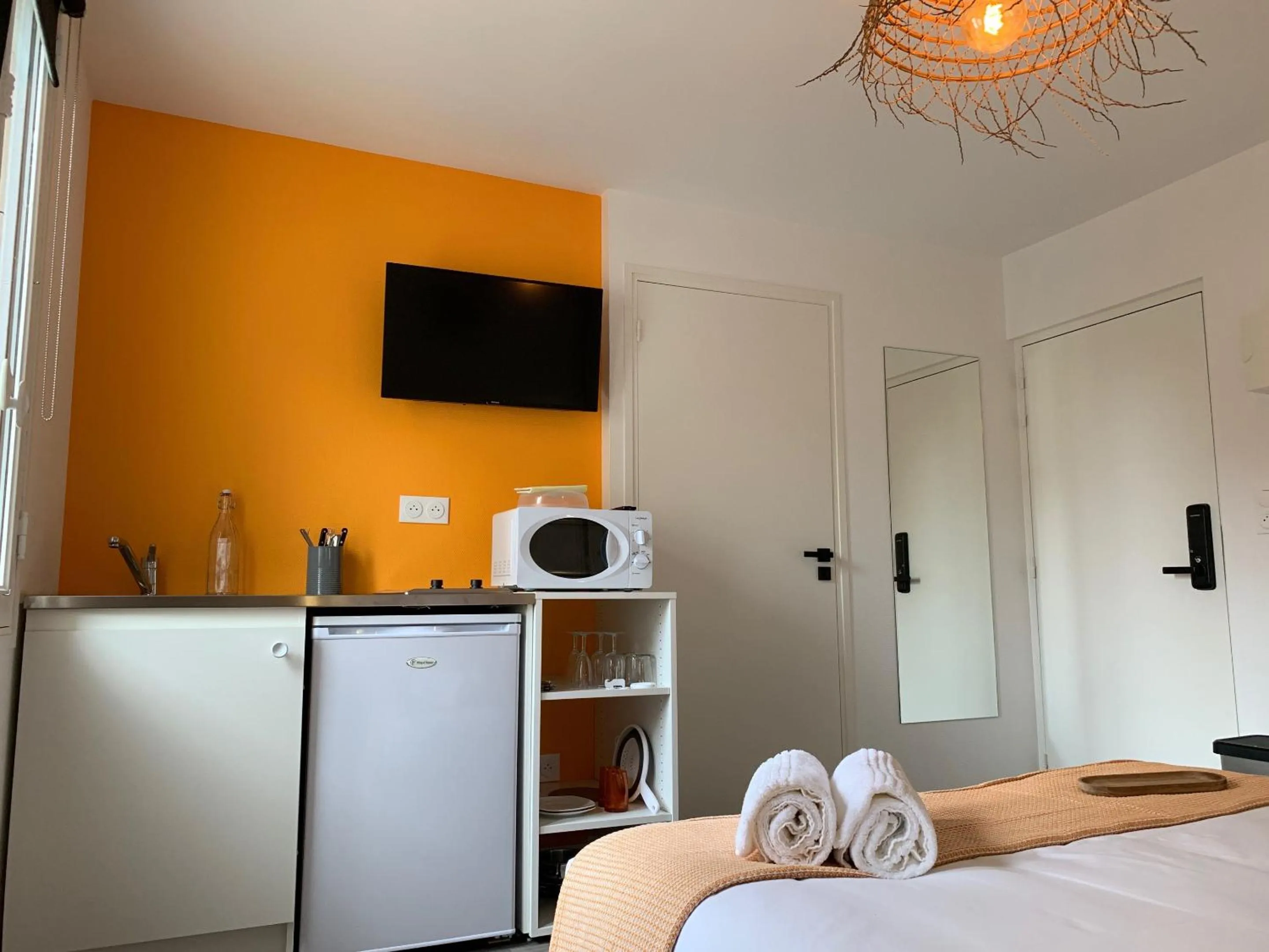 Bedroom in Logis St Joseph