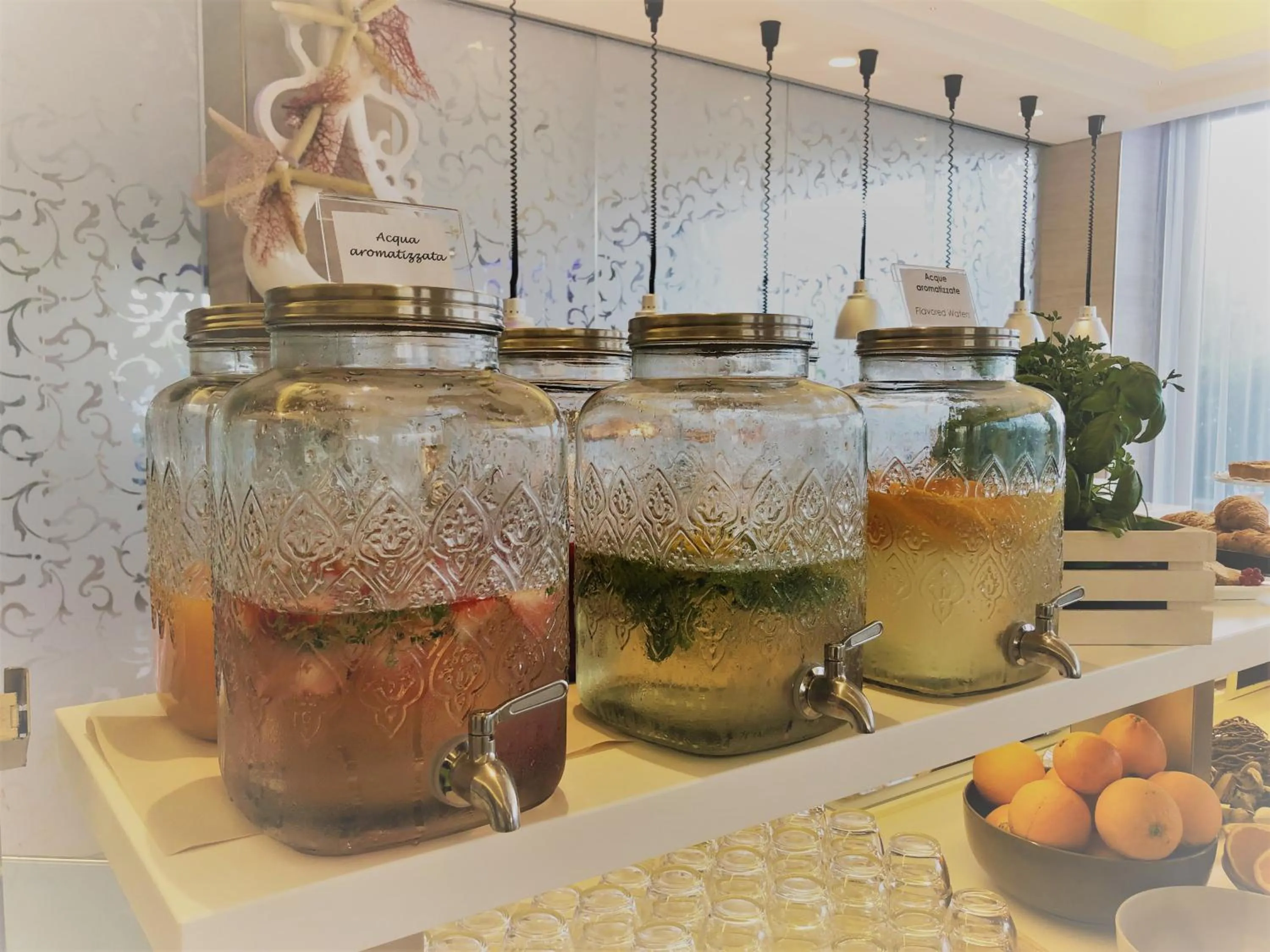 Buffet breakfast in Hotel Liberty Beach - Parking & Beach