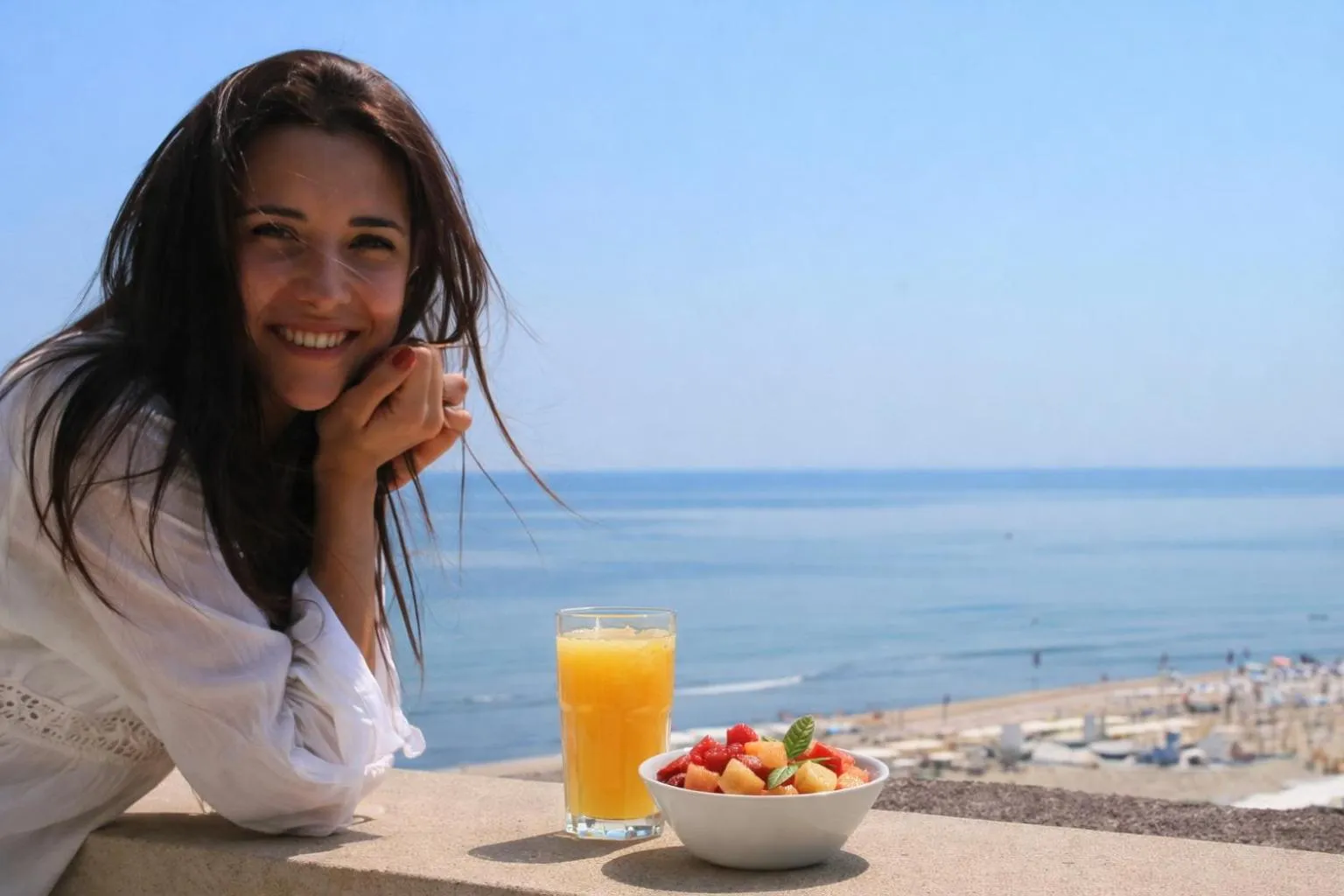 View (from property/room) in Hotel Liberty Beach - Parking & Beach