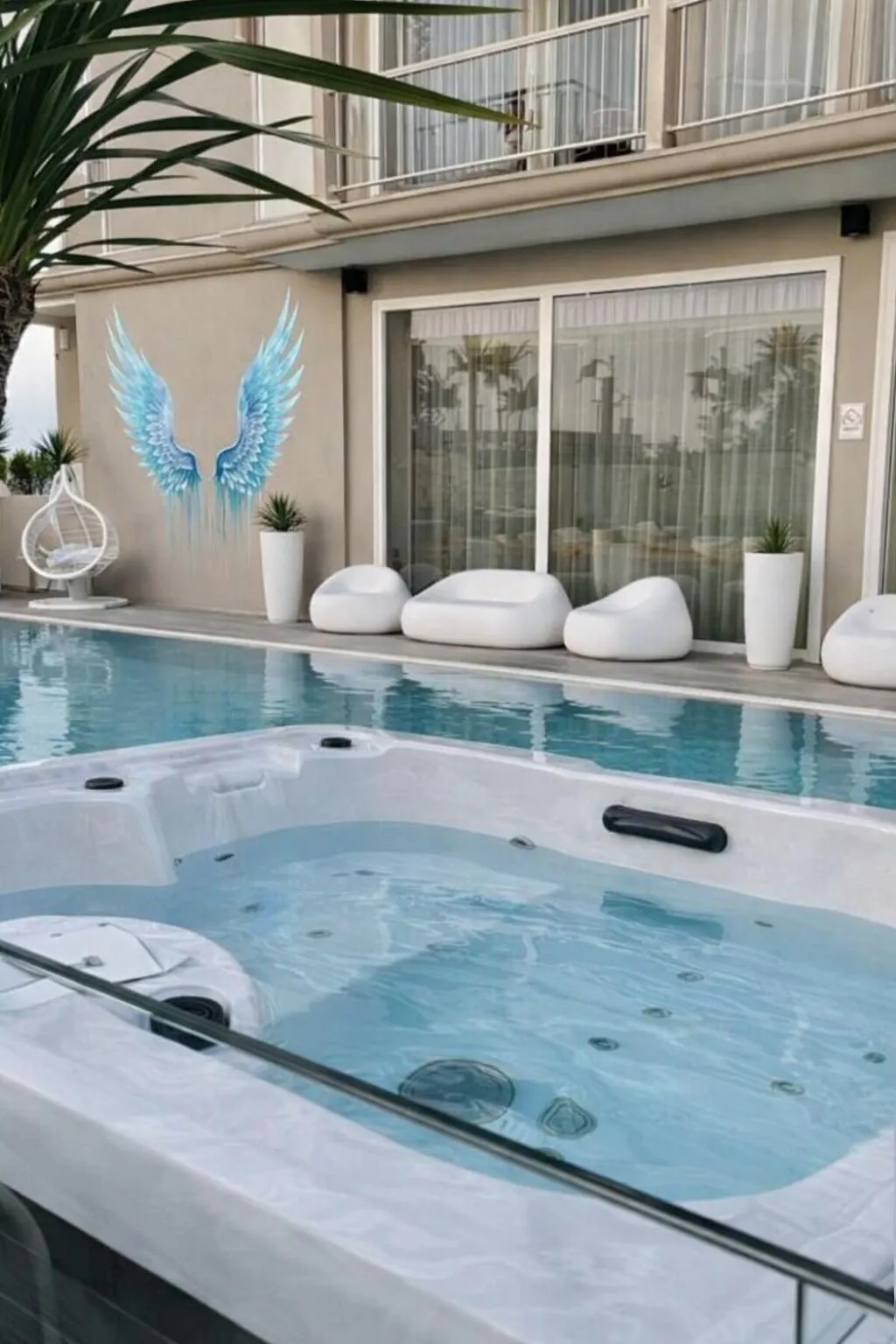 Hot Tub in Hotel Liberty Beach - Parking & Beach