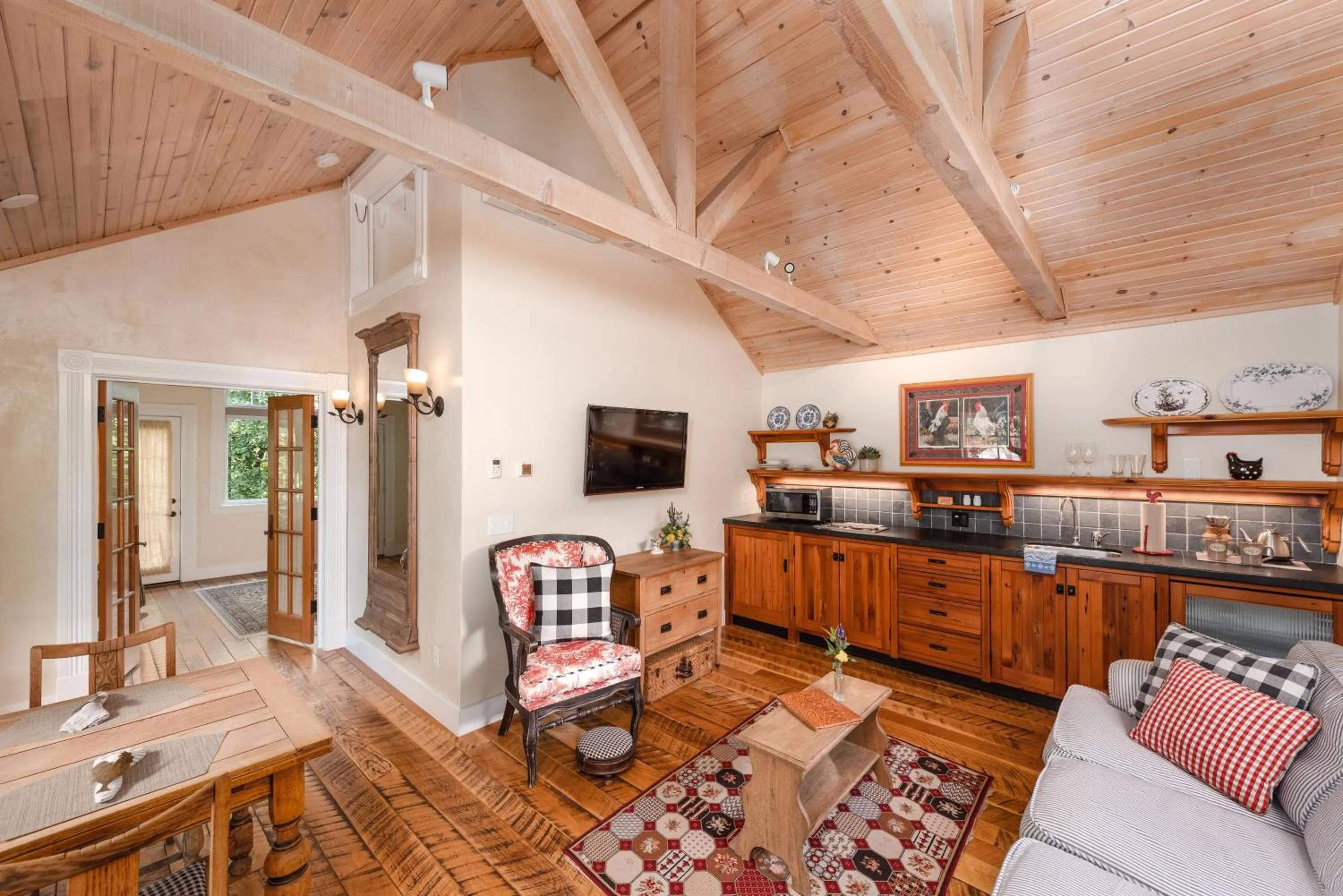 Kitchen or kitchenette in The Inn at Abeja