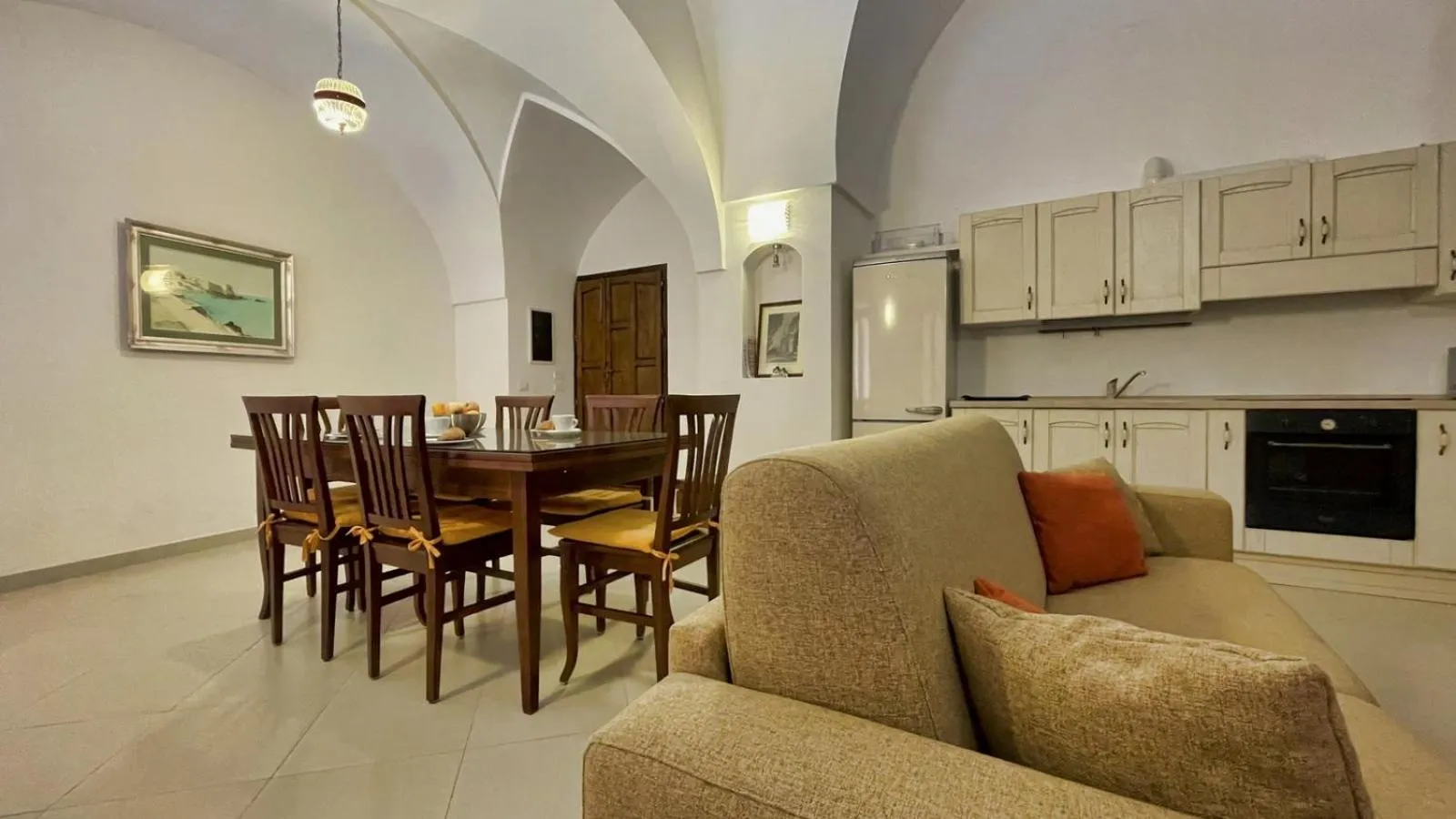 Kitchen or kitchenette in La Corte di Leuca Residence