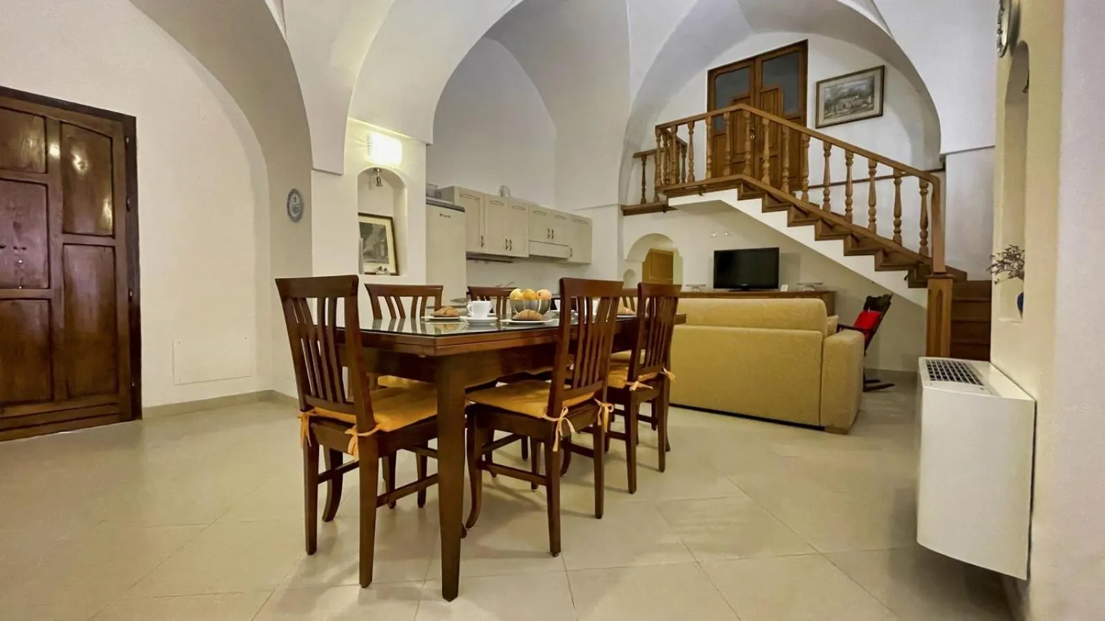 Kitchen or kitchenette in La Corte di Leuca Residence