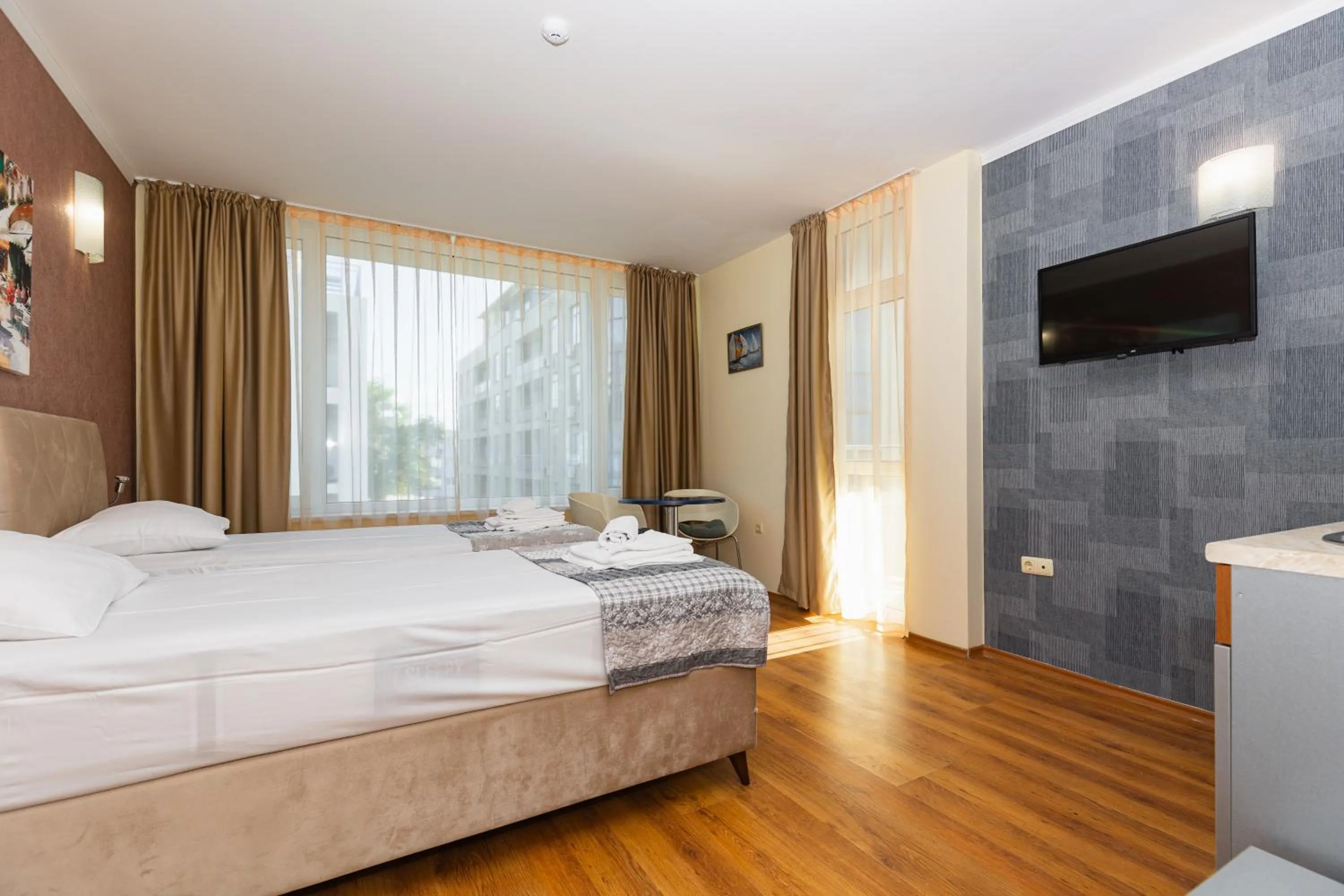 Bed in Favorit Aparthotel