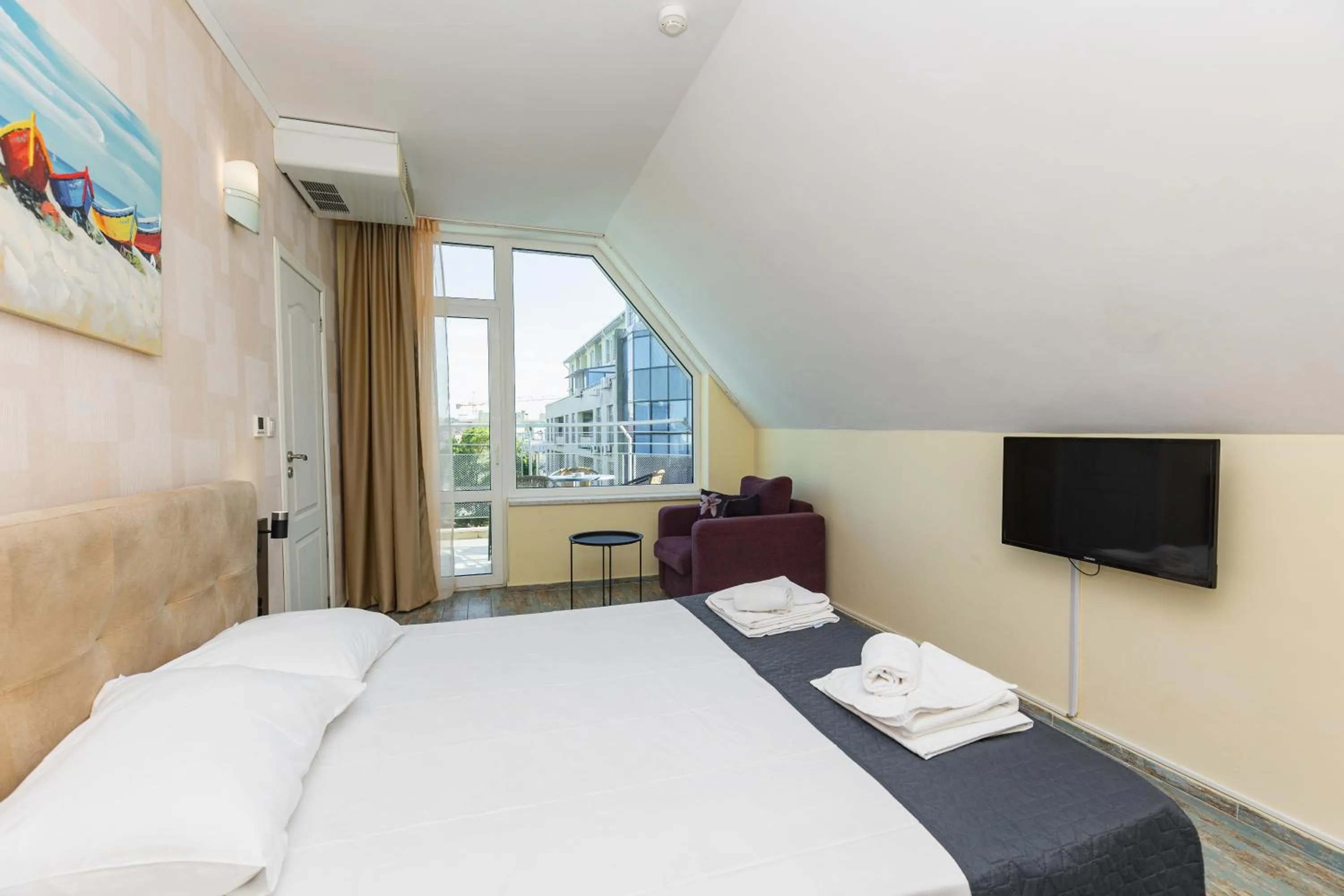 Bed in Favorit Aparthotel