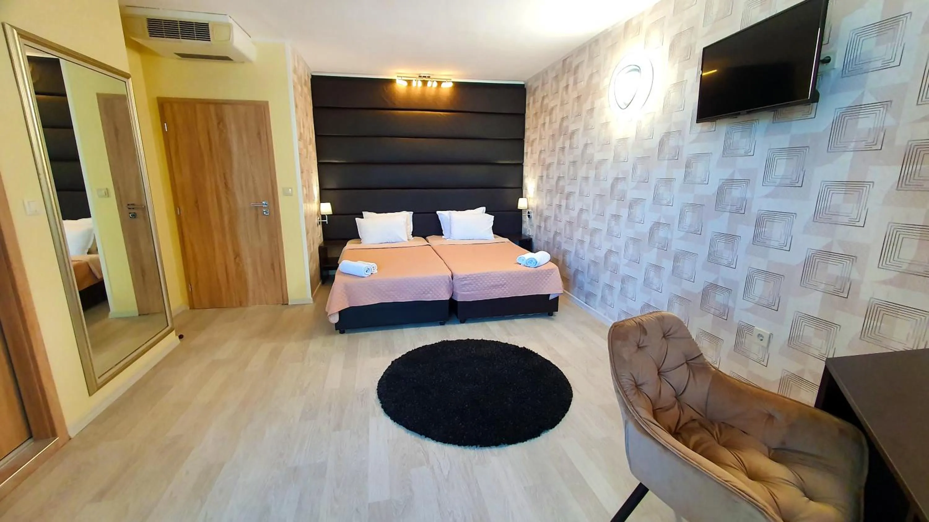 Bed in Favorit Aparthotel