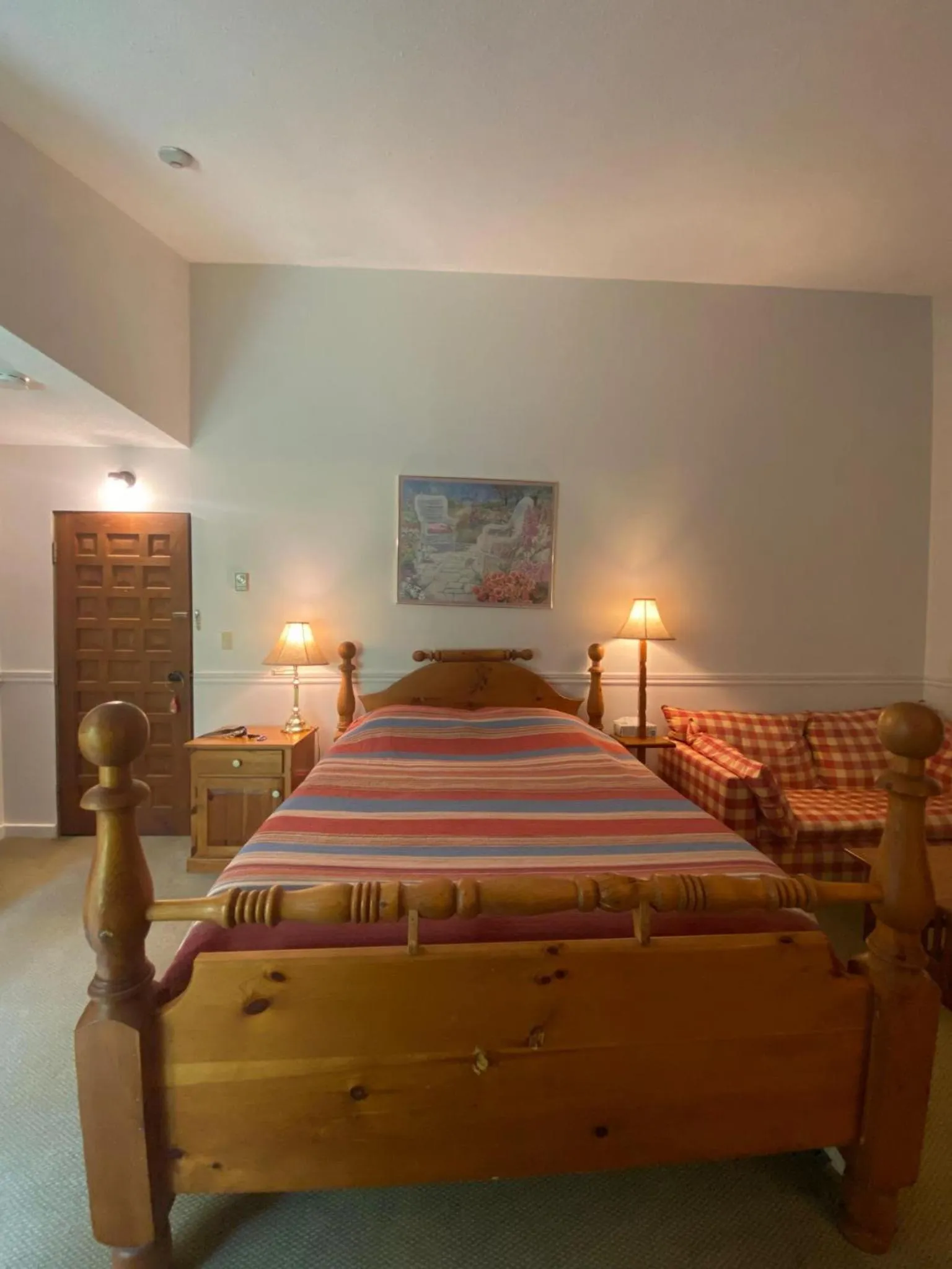 Bed in Pretty River Valley Country Inn