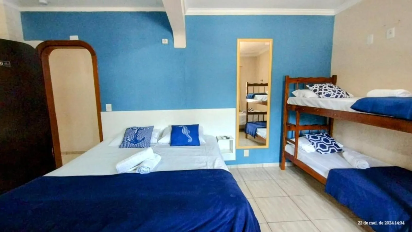 Bedroom, Bed in Pousada Baía dos Corais