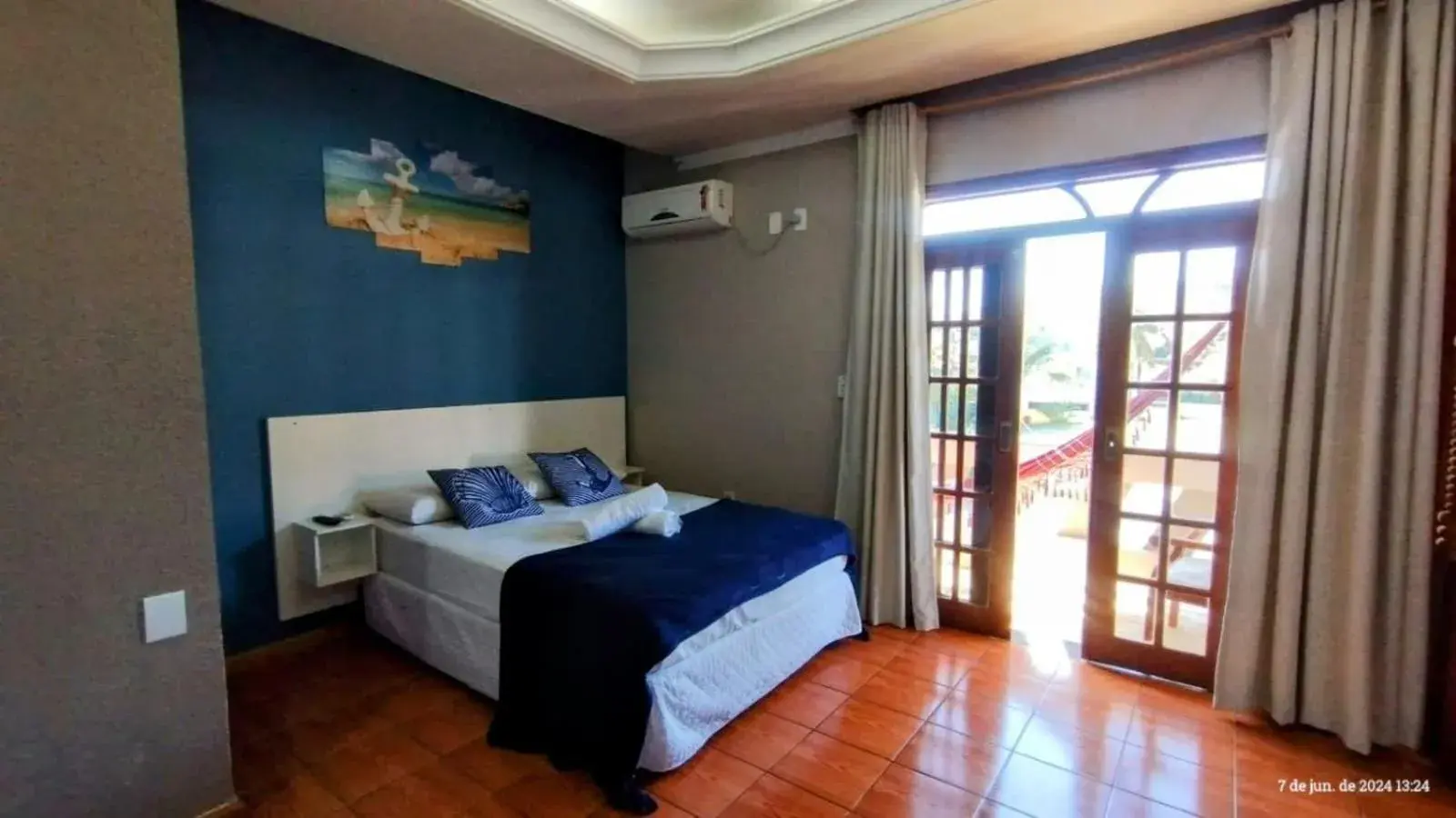 Quadruple Room with Bath in Pousada Baía dos Corais Quadruple Room with Bath in Pousada Baía dos Corais