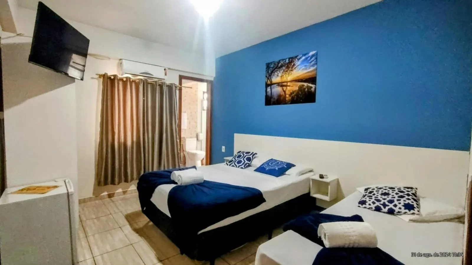 Bedroom, Bed in Pousada Baía dos Corais