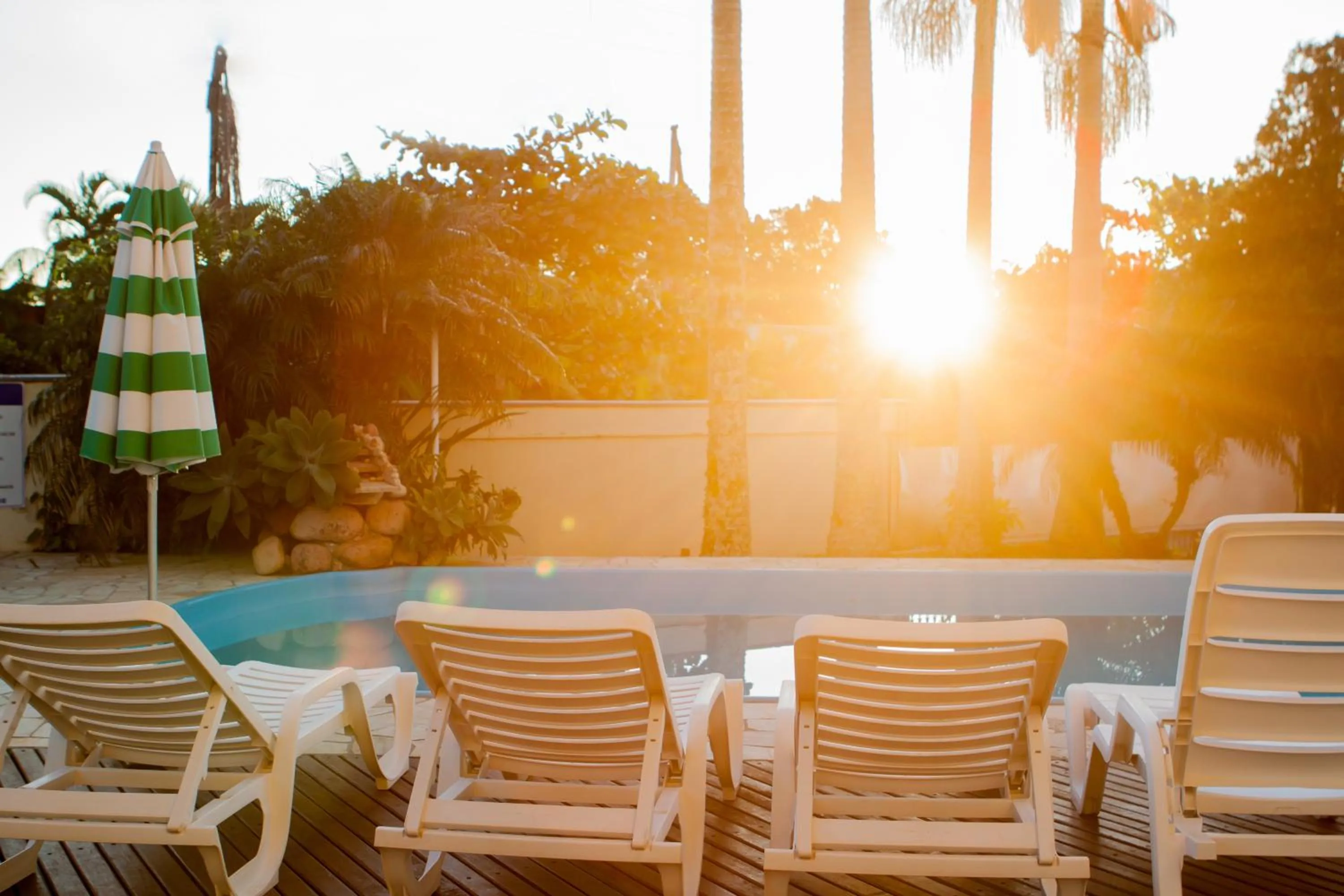 Pool view in Pousada Baía dos Corais