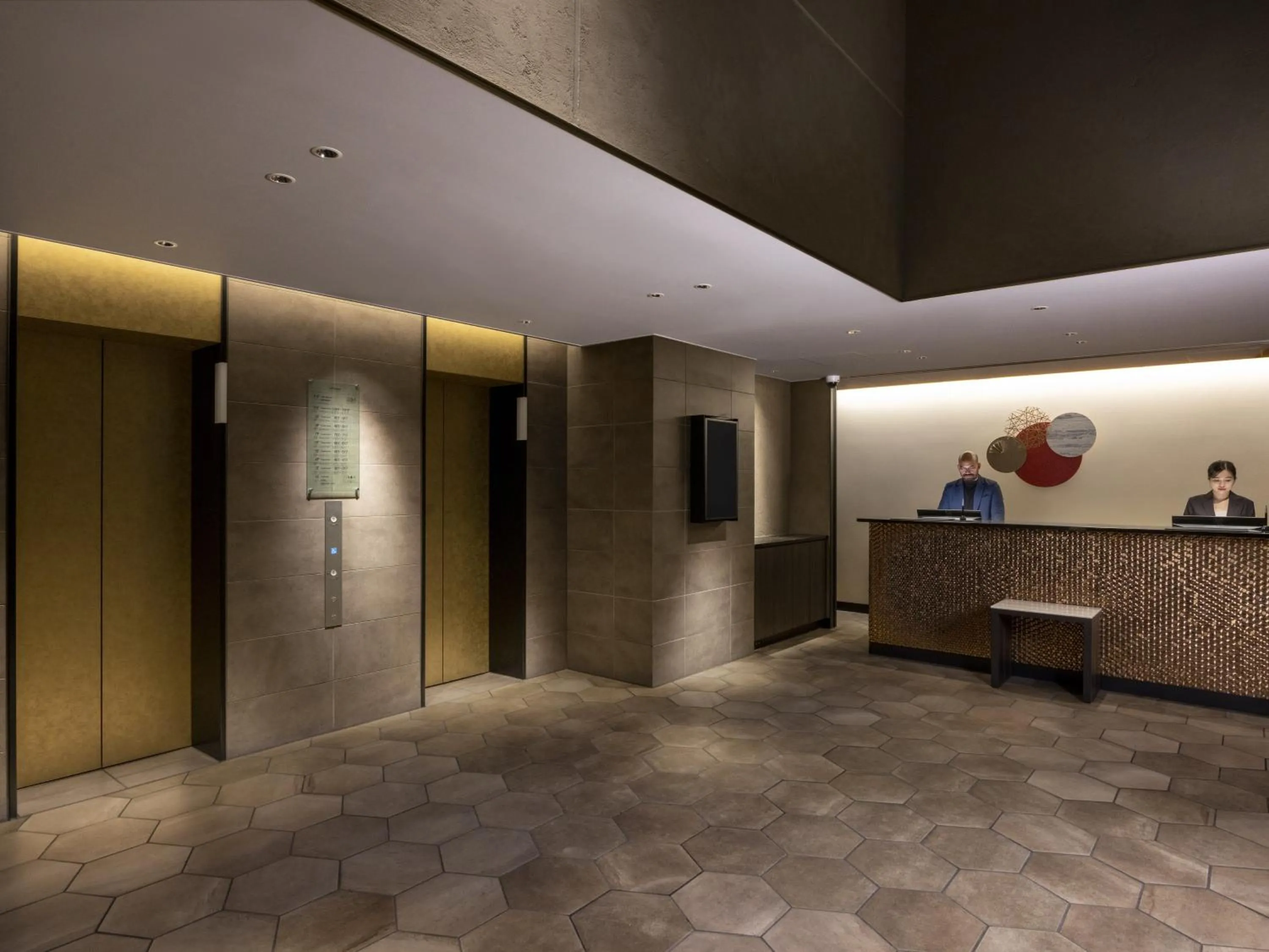 Lobby or reception in ibis Styles Tokyo Ginza East