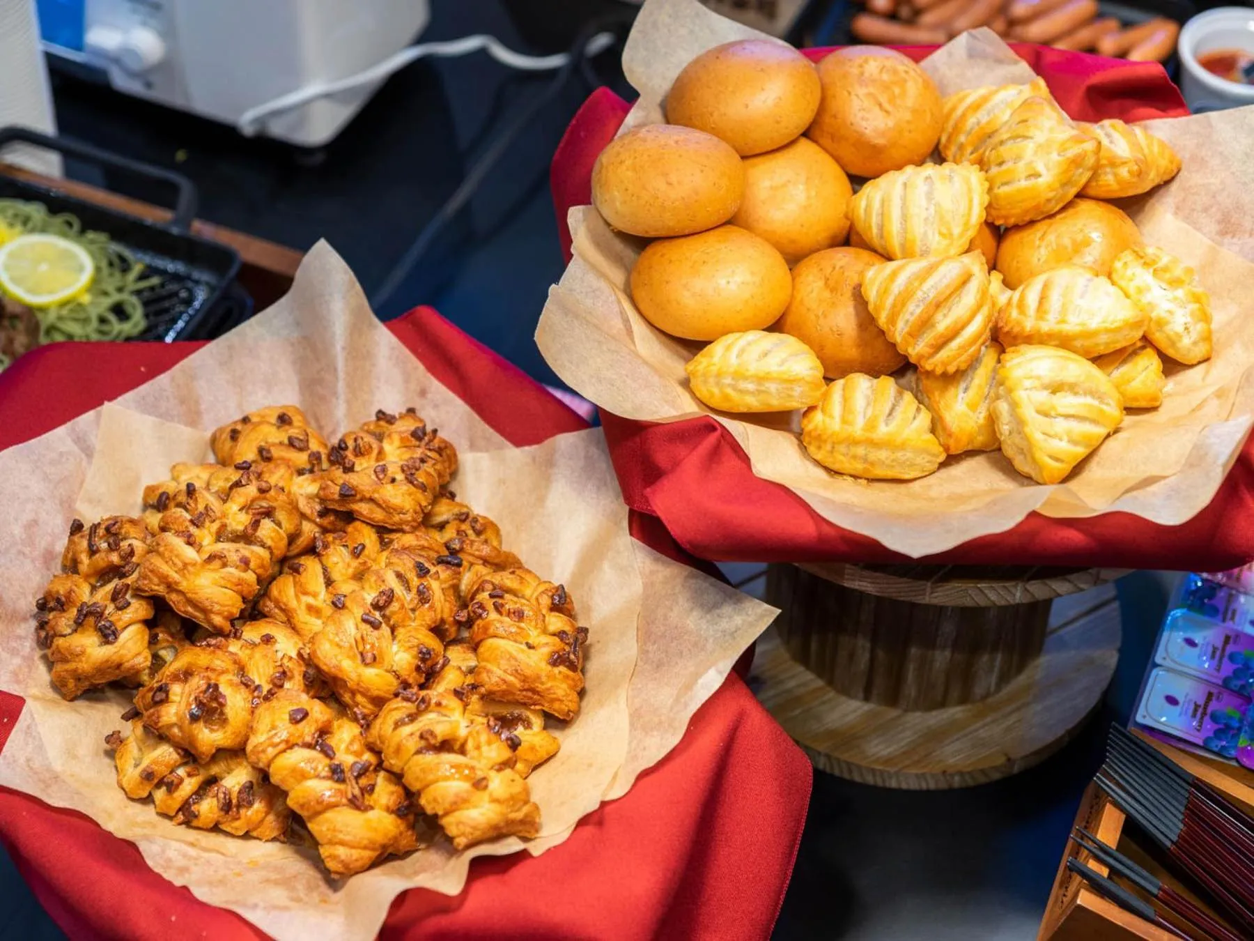 Buffet breakfast in Super Hotel Premier Shimonoseki