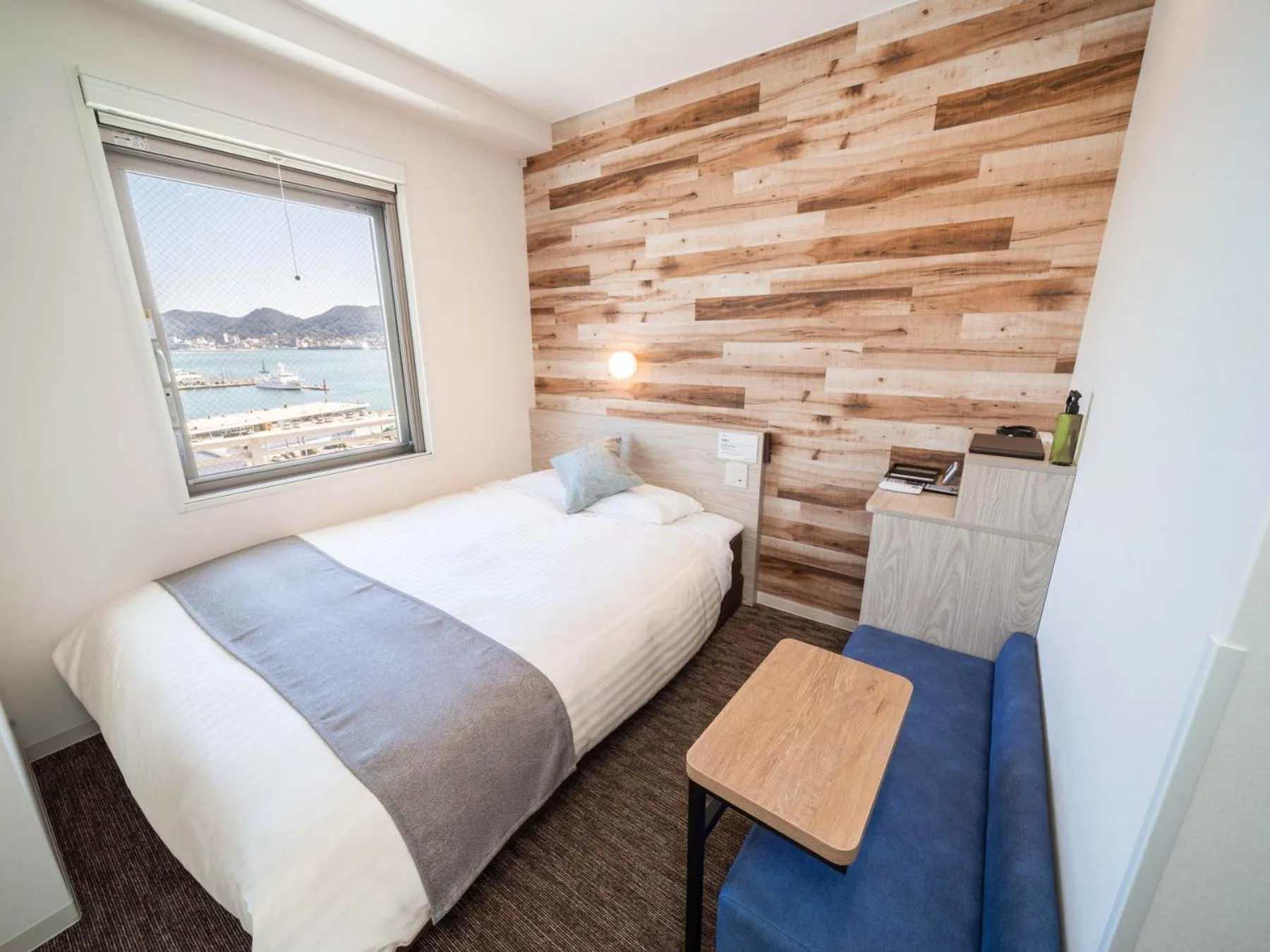 Photo of the whole room, Bed in Super Hotel Premier Shimonoseki