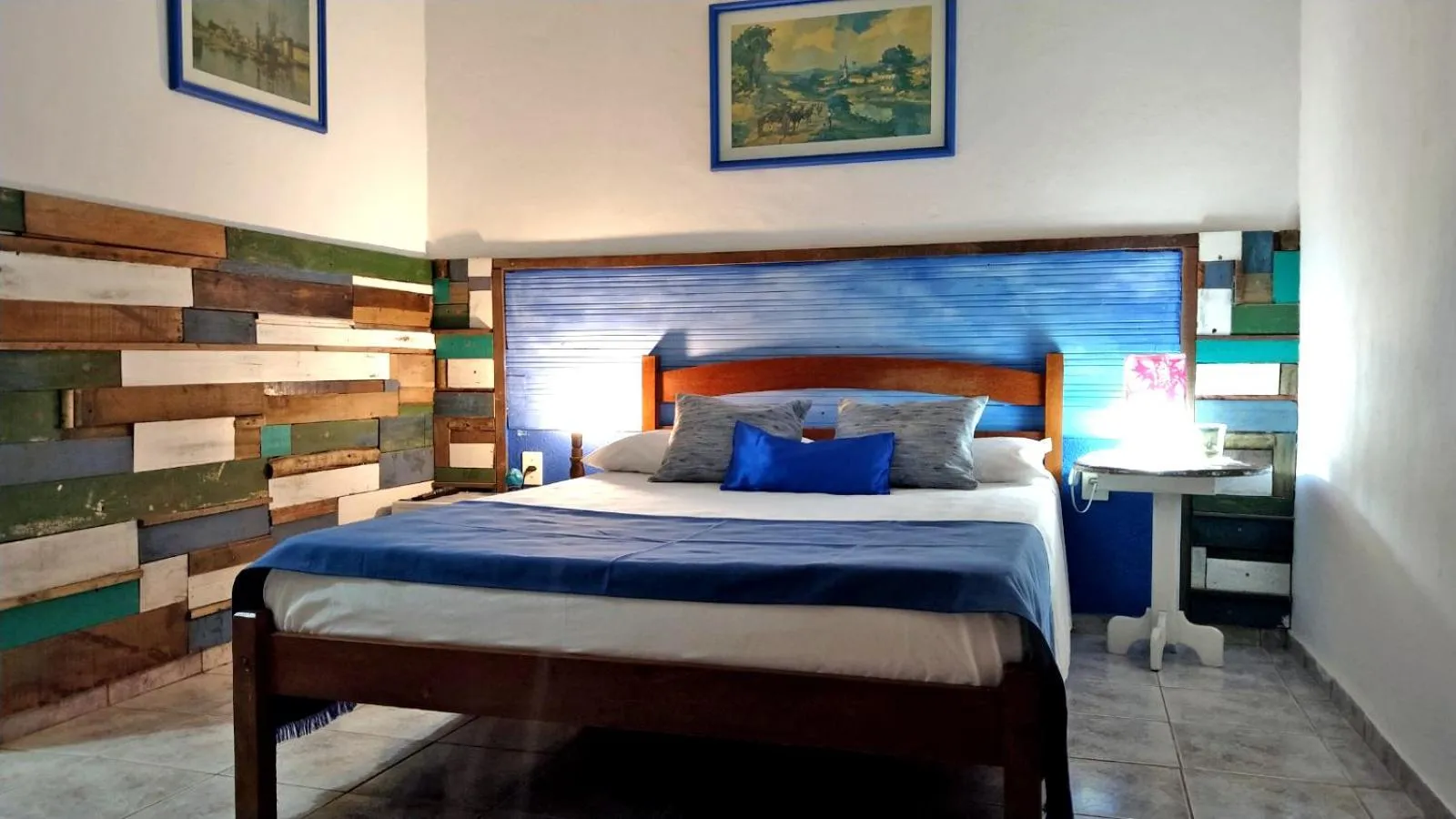 Bed in Pousada Costa Verde