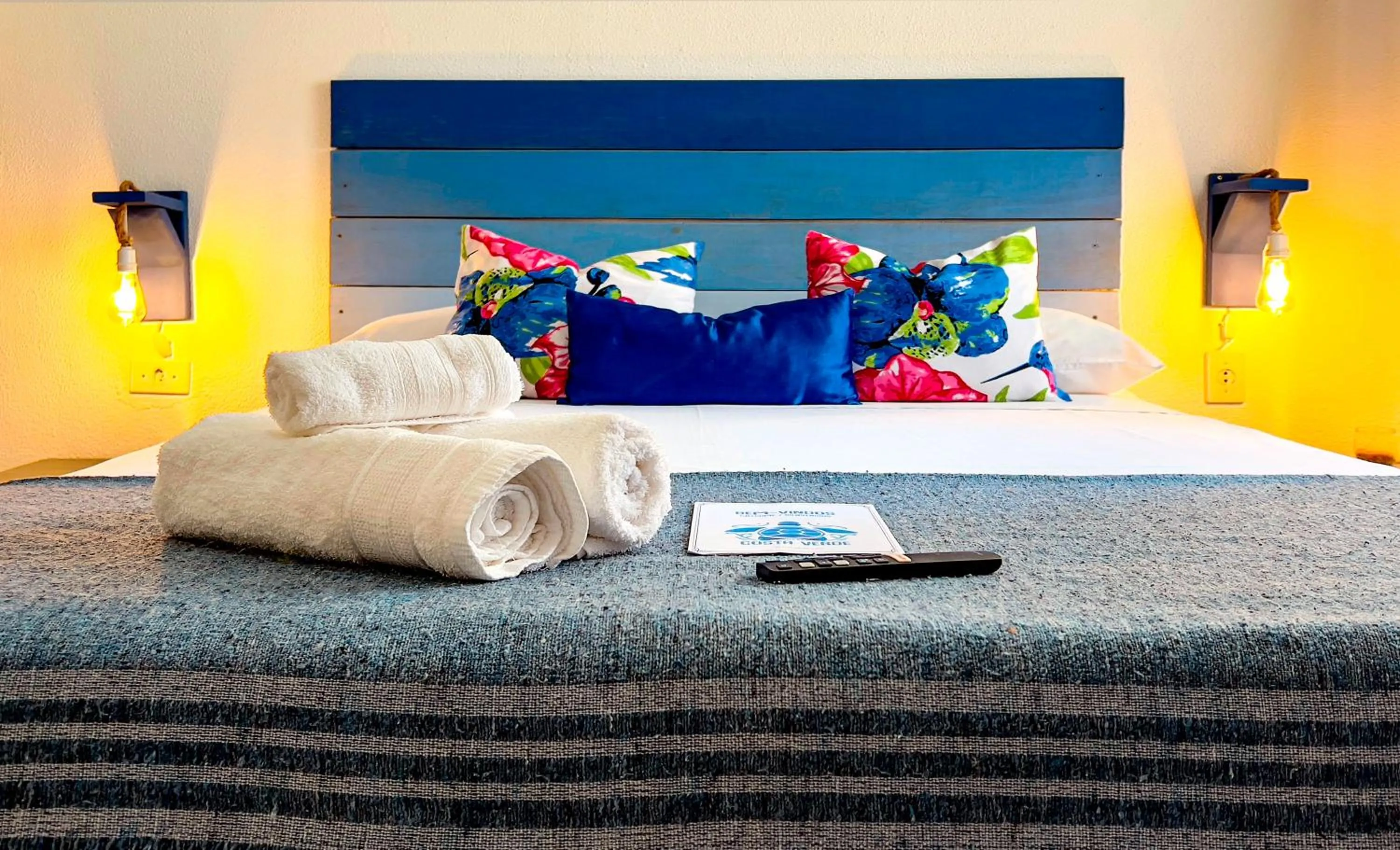 Bed in Pousada Costa Verde