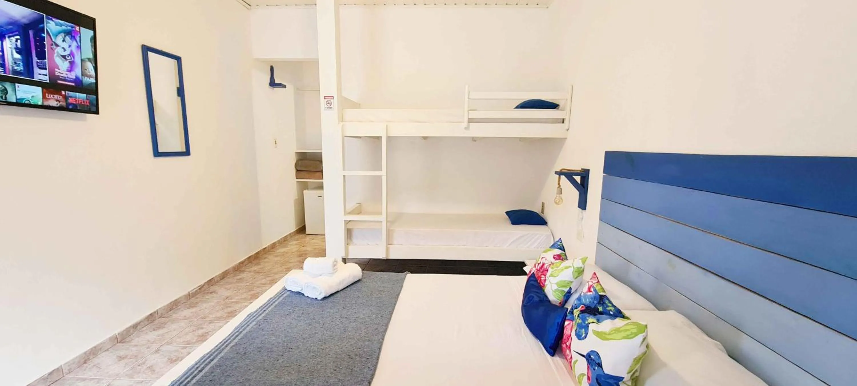 Bed in Pousada Costa Verde