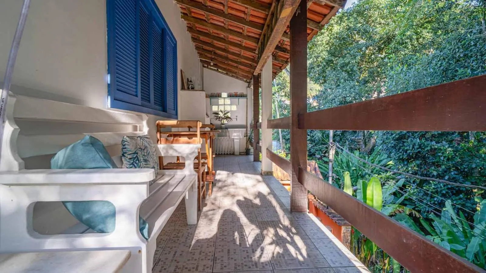 Balcony/Terrace in Pousada Costa Verde