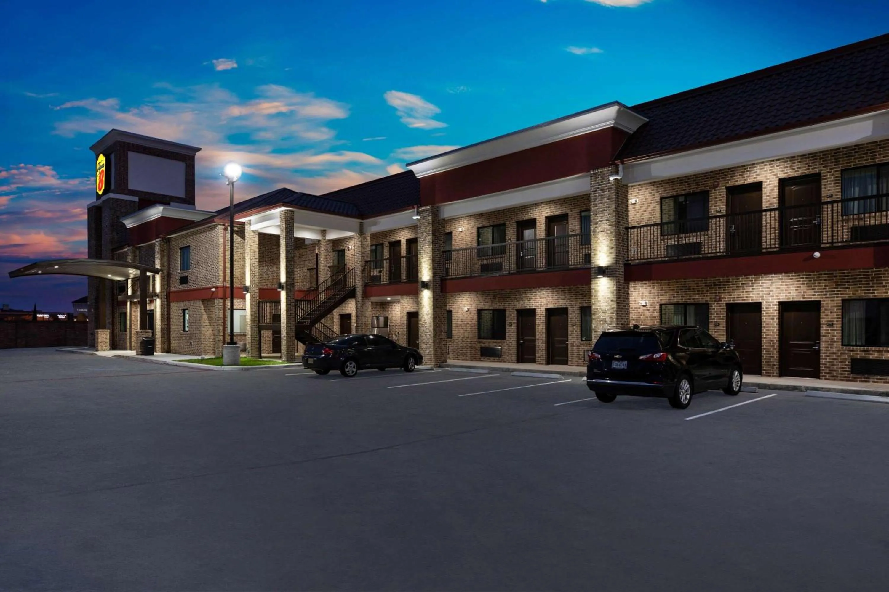 Property building in Super 8 by Wyndham Humble Houston Fallcreek
