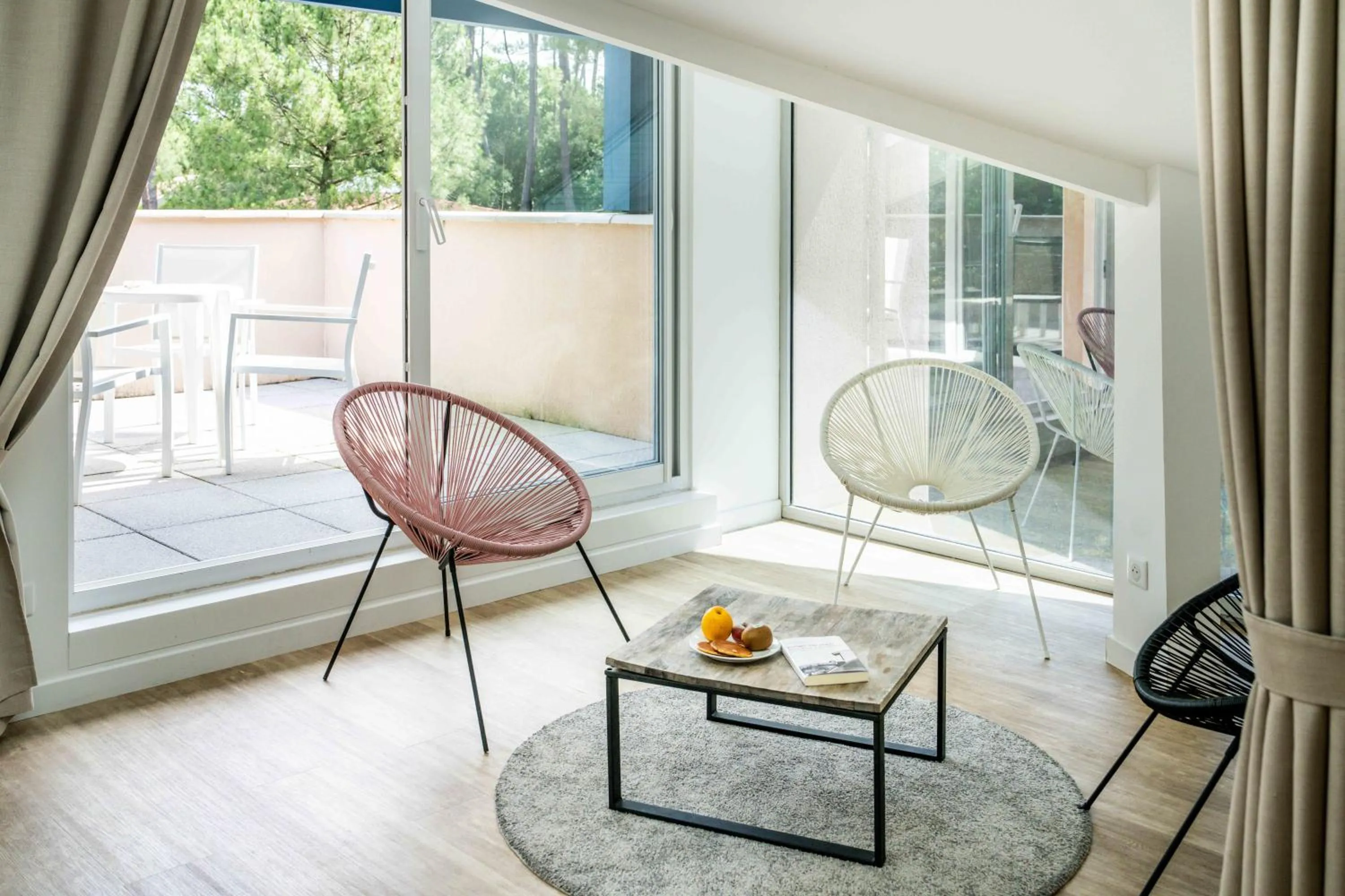 Balcony/Terrace in Hotel Logis Lacotel