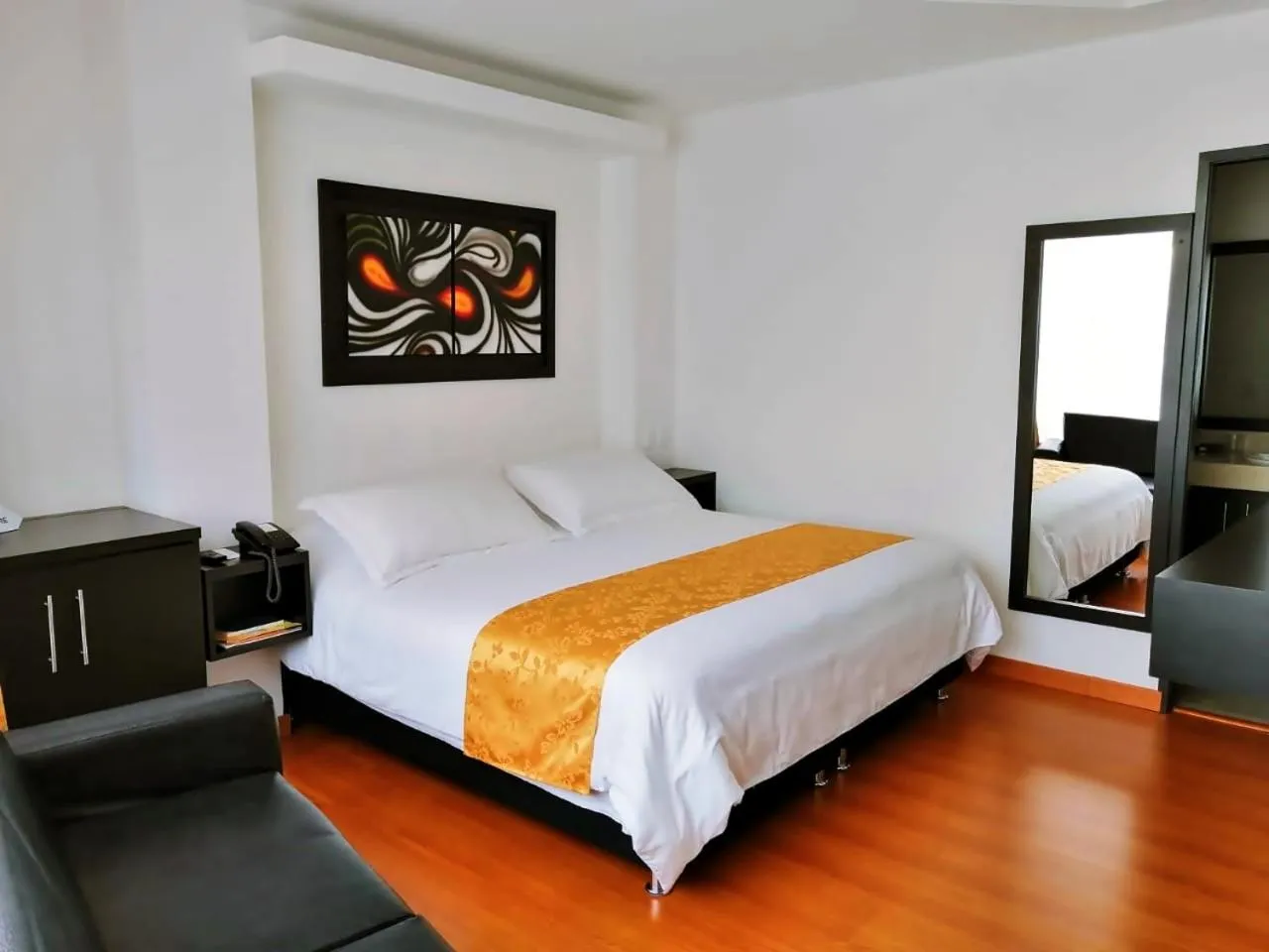 Bed in Hotel Palermo Suite