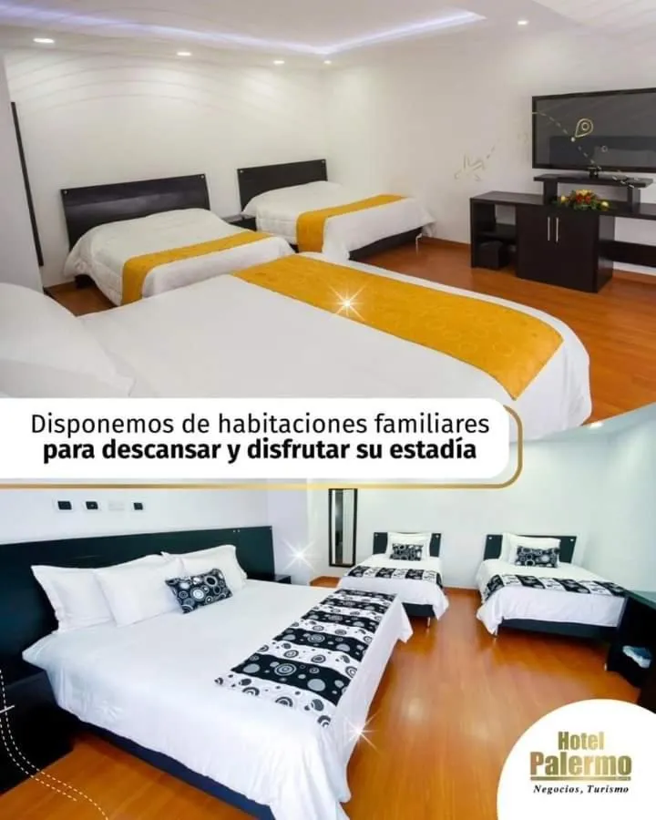 Bed in Hotel Palermo Suite