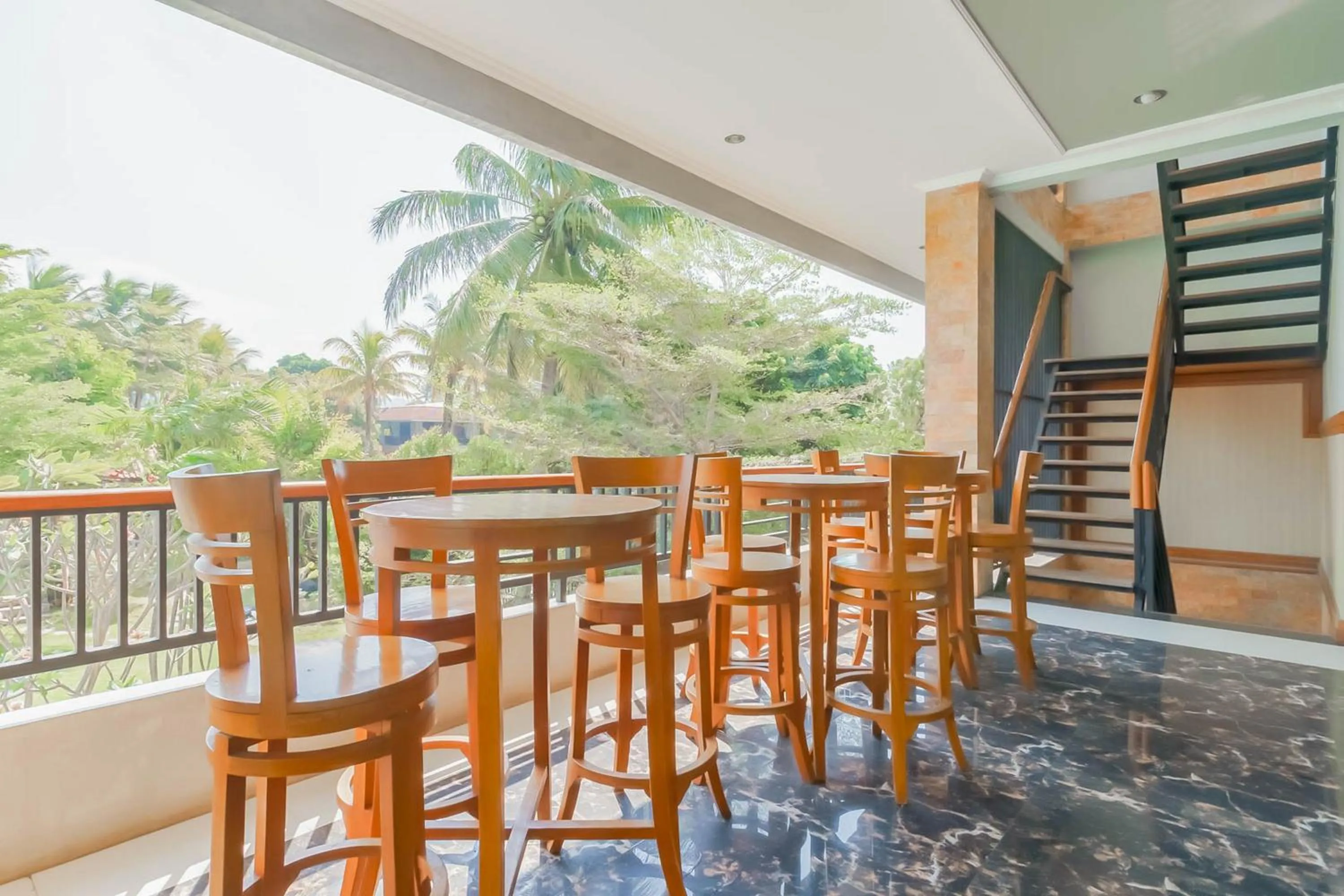 Seating area in RedDoorz Resort Premium @ Sangkan Hurip Kuningan