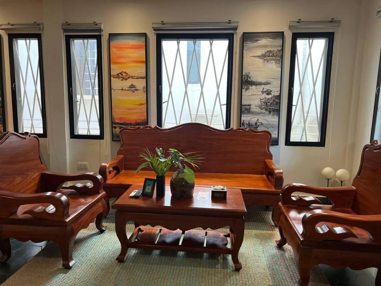 Living room in Baahu Villa