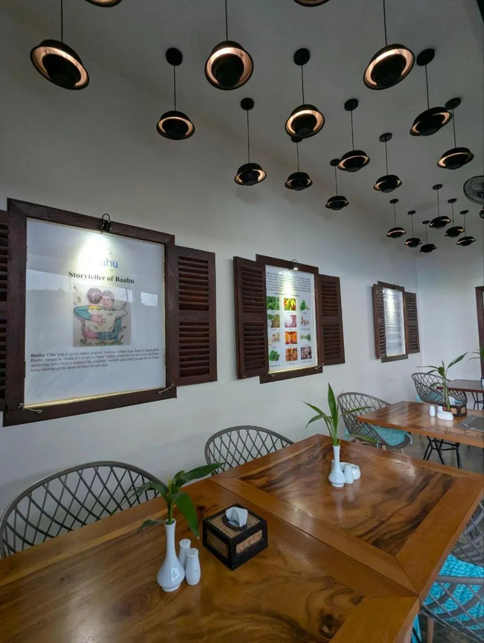 Restaurant/places to eat in Baahu Villa