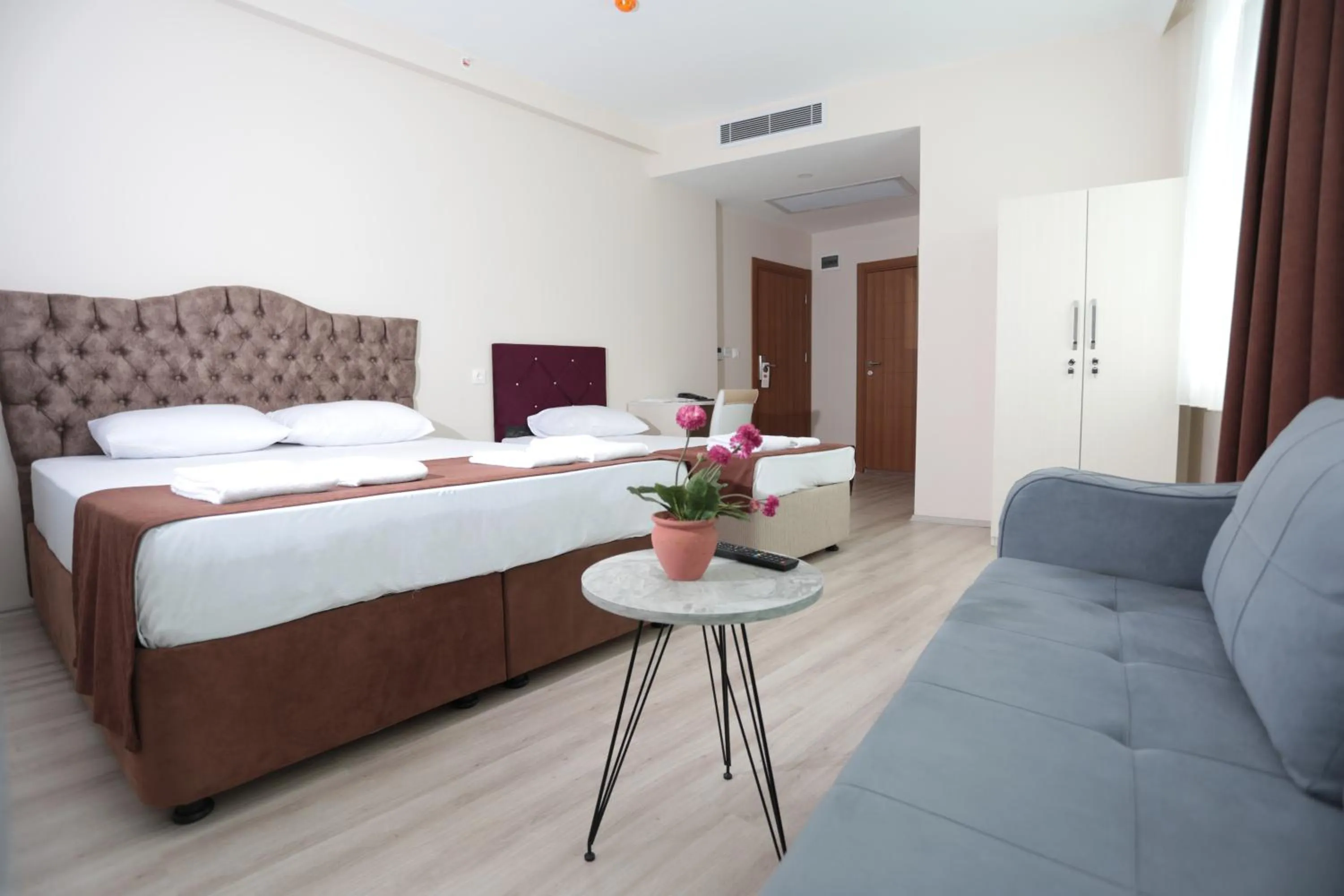 Bed in BEKSİTİ HOTEL