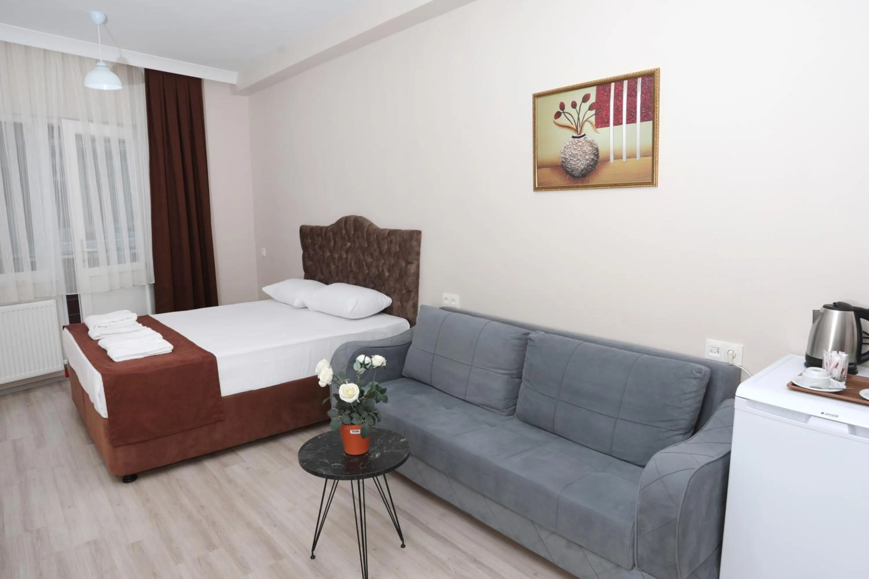 Bed in BEKSİTİ HOTEL