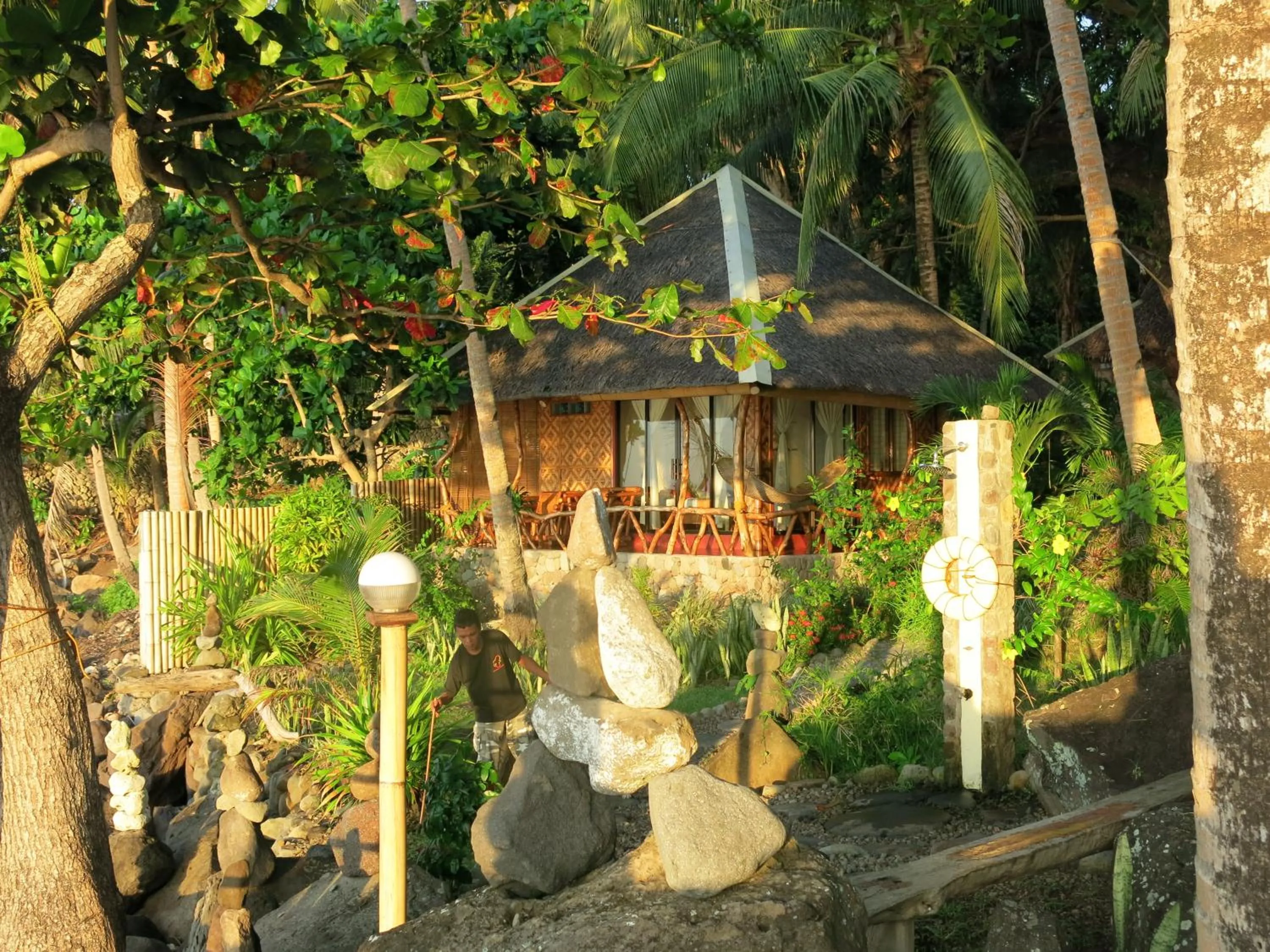 Decorative detail in Camiguin Volcan Beach Eco Retreat & Dive Resort