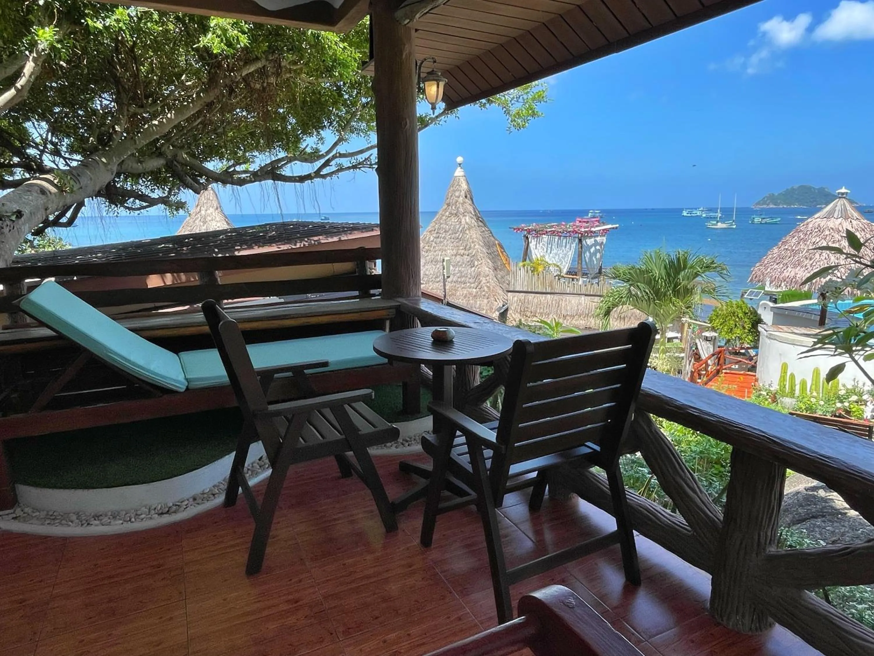Balcony/Terrace in DD Hut Koh Tao