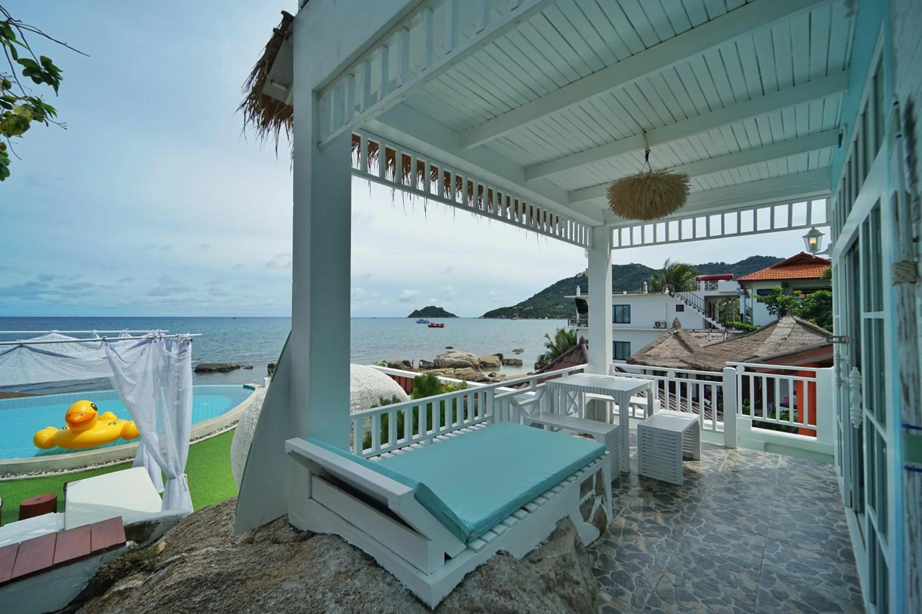 Balcony/Terrace in DD Hut Koh Tao