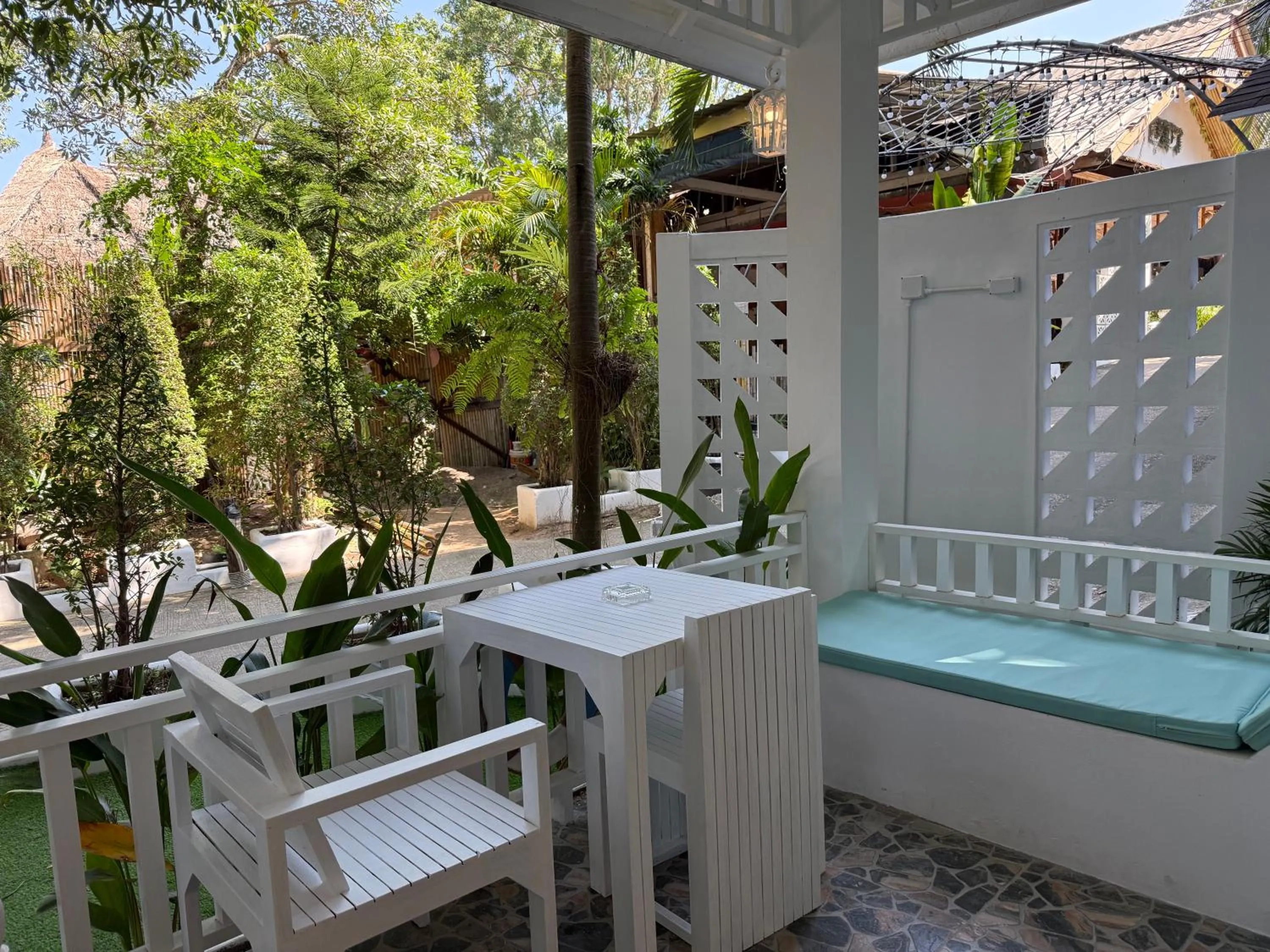 Patio in DD Hut Koh Tao