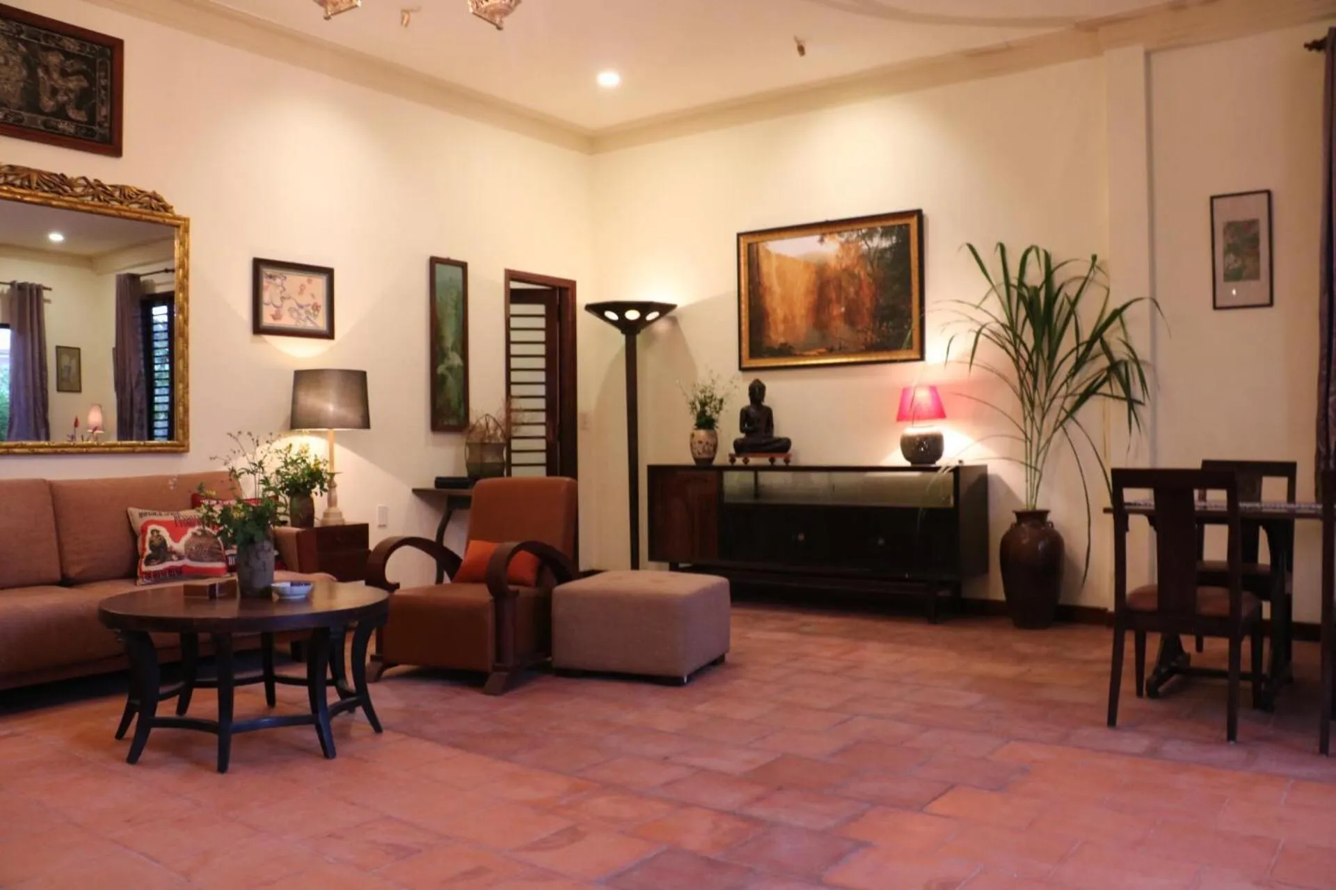 Living room in Ivory Falls Villa