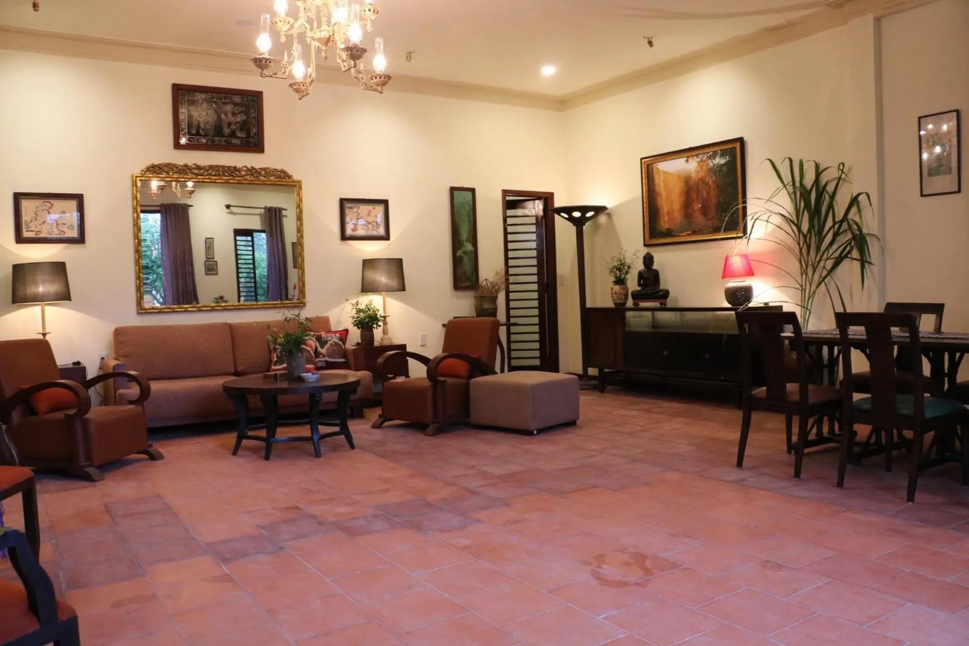 Living room in Ivory Falls Villa