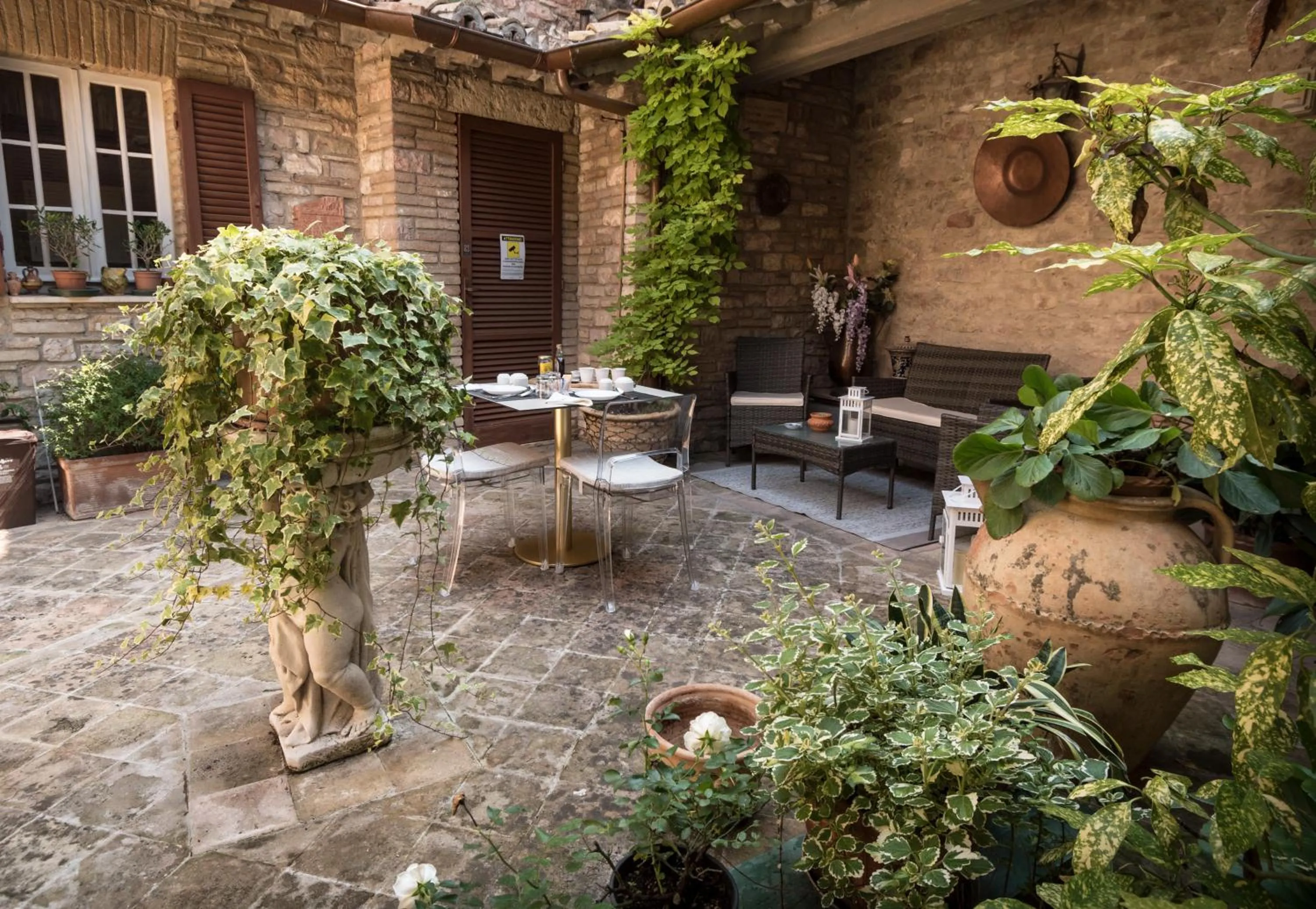 Patio in Brunelli B&B