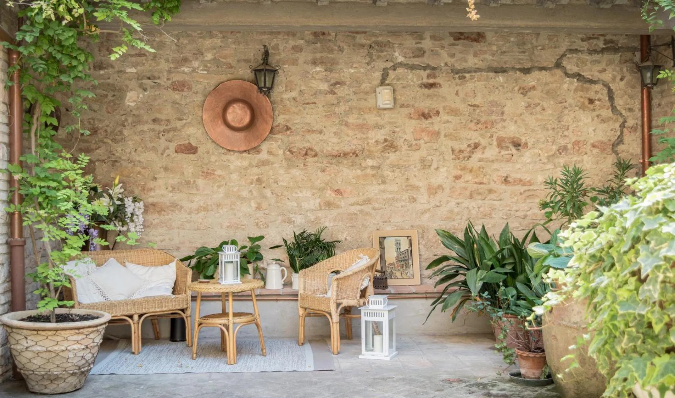 Patio in Brunelli B&B