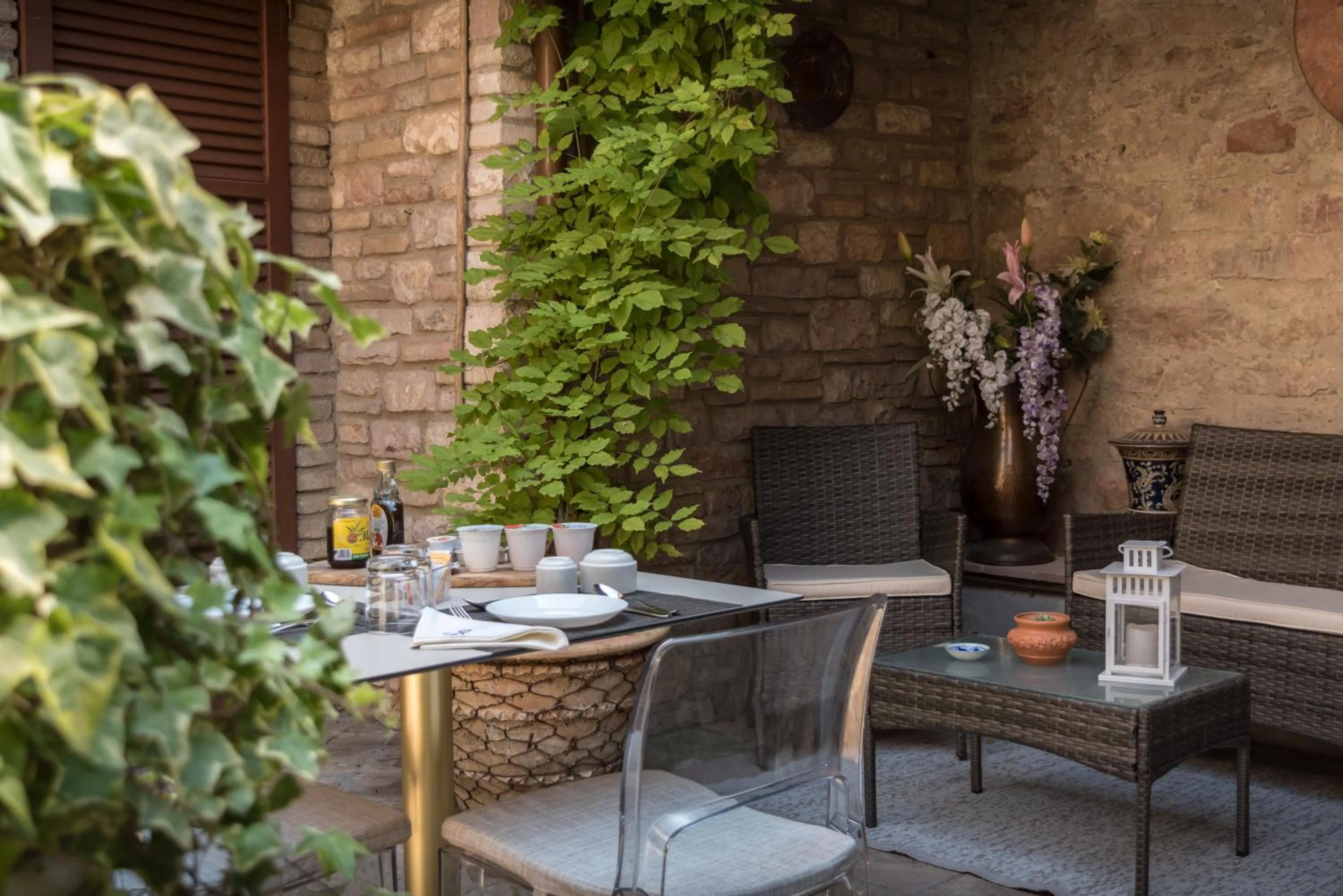 Patio in Brunelli B&B