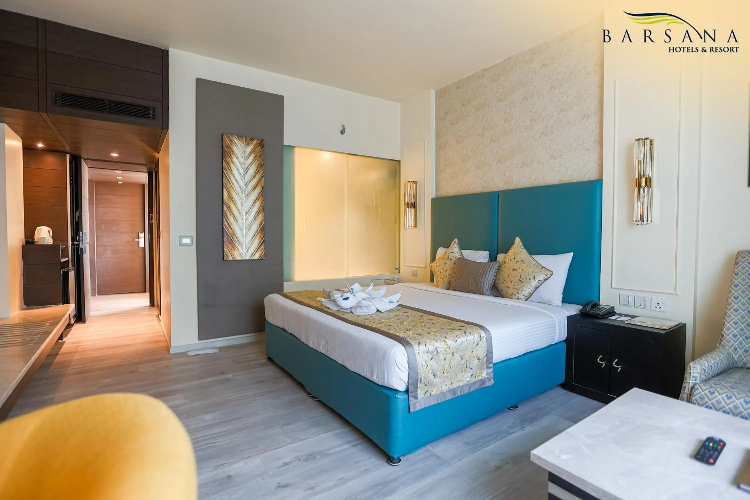 Bed in Barsana Hotel & Resort Siliguri