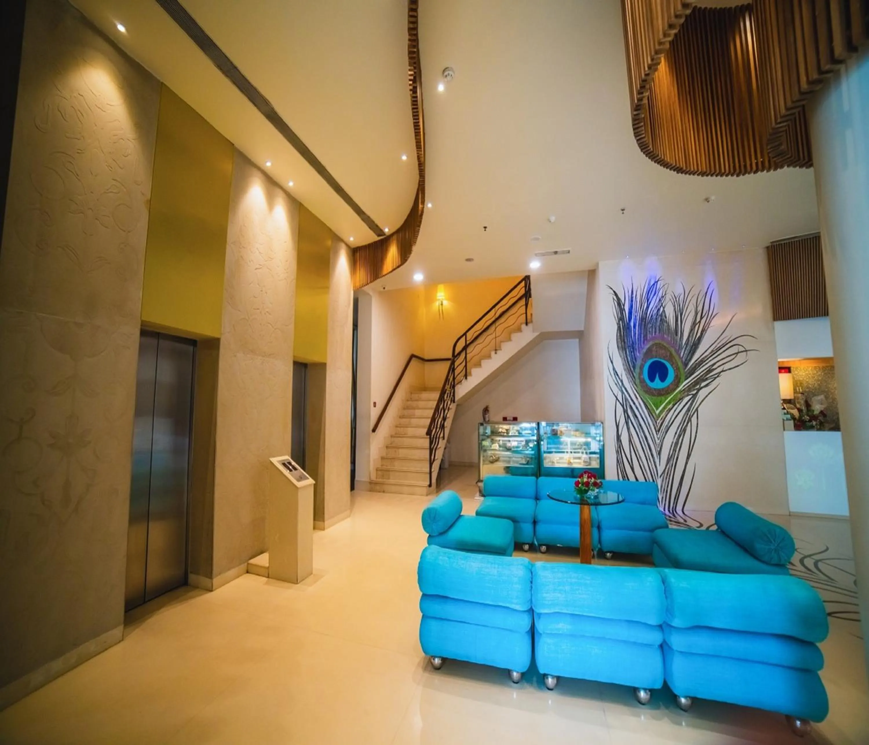 Lobby or reception, Bed in Barsana Hotel & Resort Siliguri