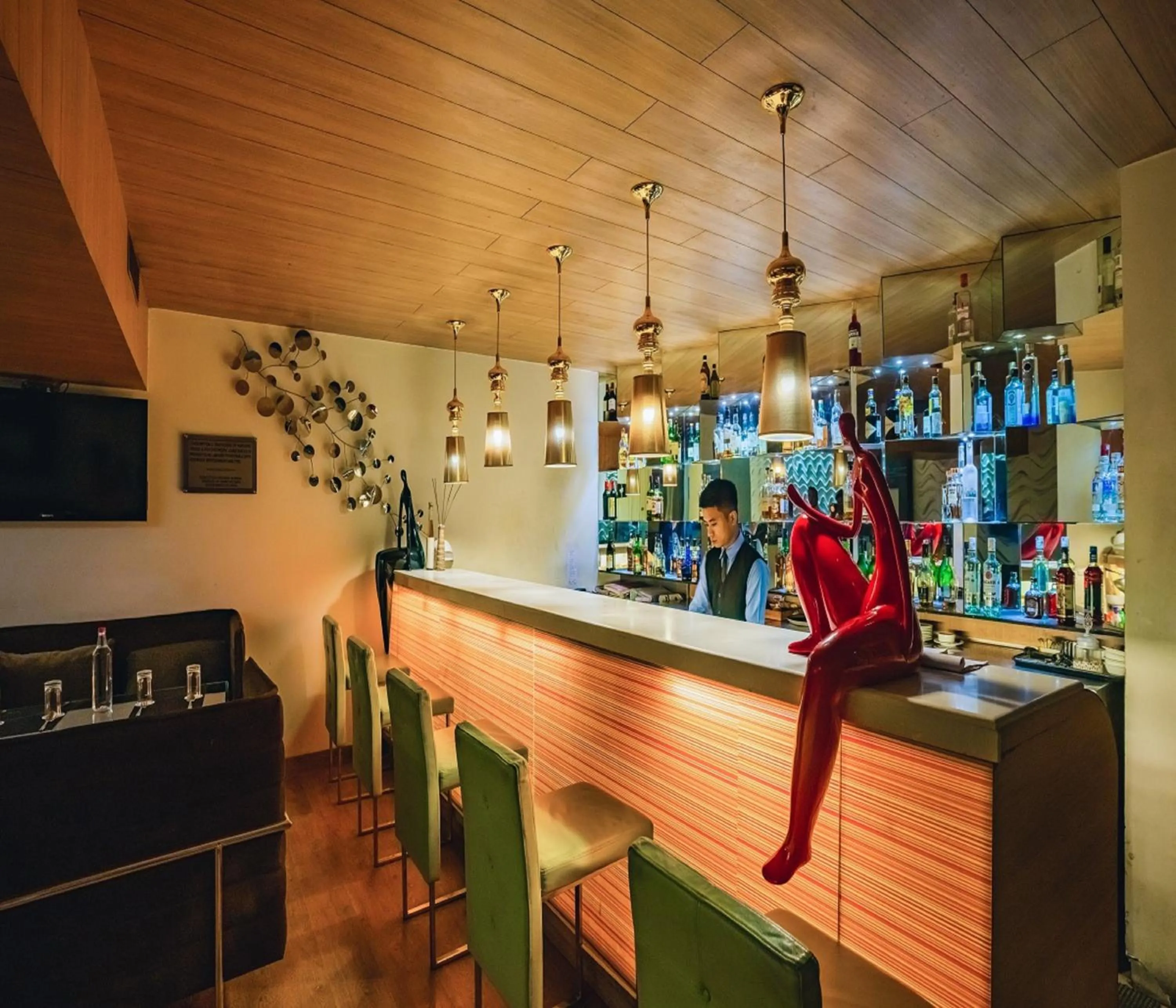 Lounge or bar in Barsana Hotel & Resort Siliguri