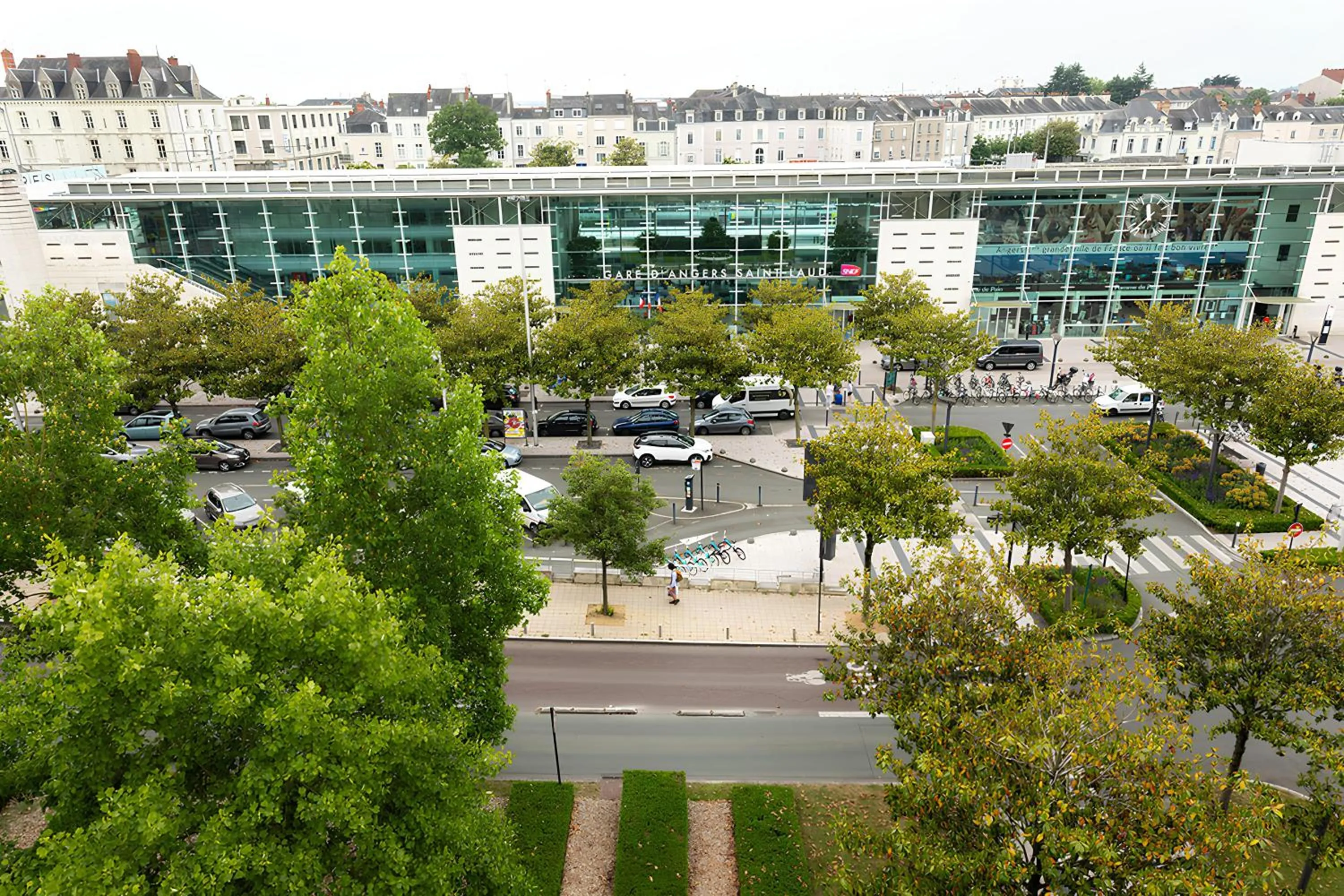 View (from property/room) in Grand Hotel de la Gare, Angers