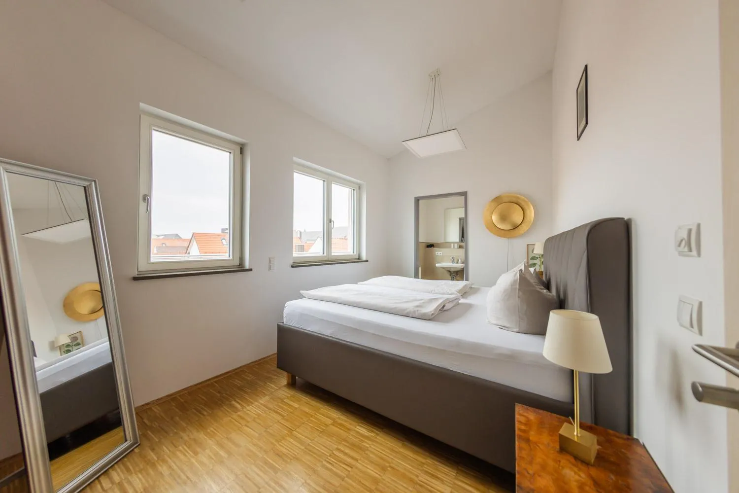 Bed in Hotel Freischütz Apartments