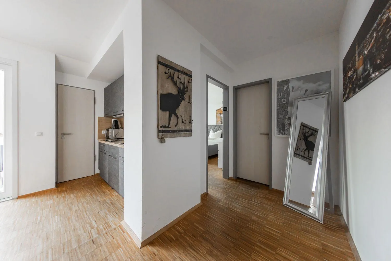 Kitchen or kitchenette in Hotel Freischütz Apartments