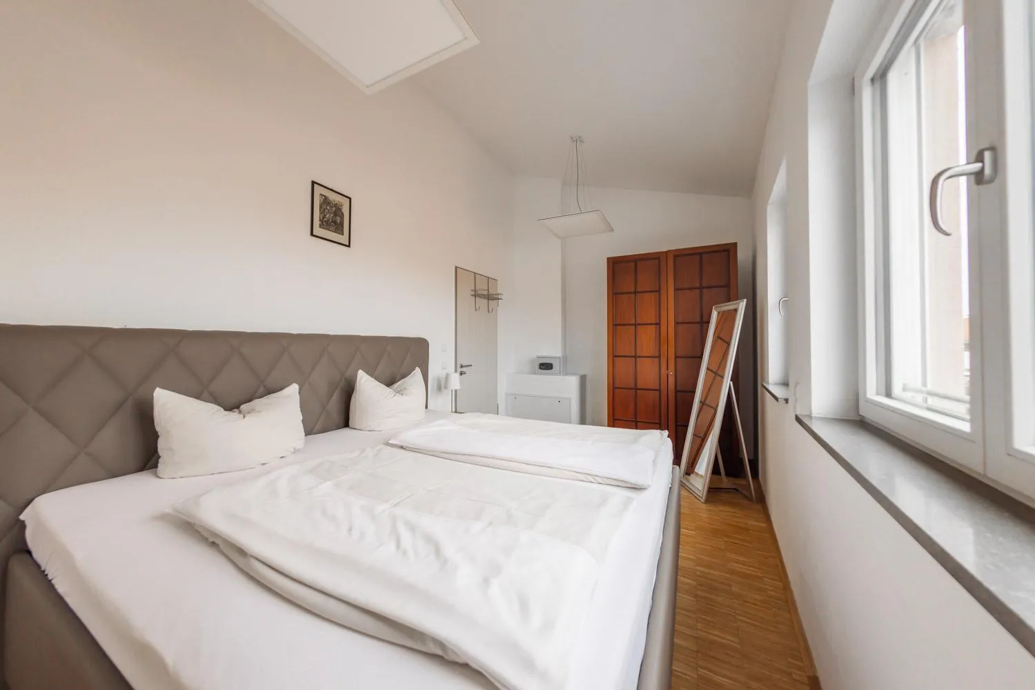 Bed in Hotel Freischütz Apartments